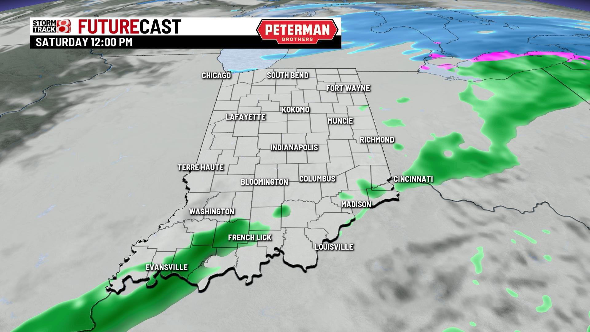 Rainy Friday night, chilly for the weekend - Indianapolis News ...