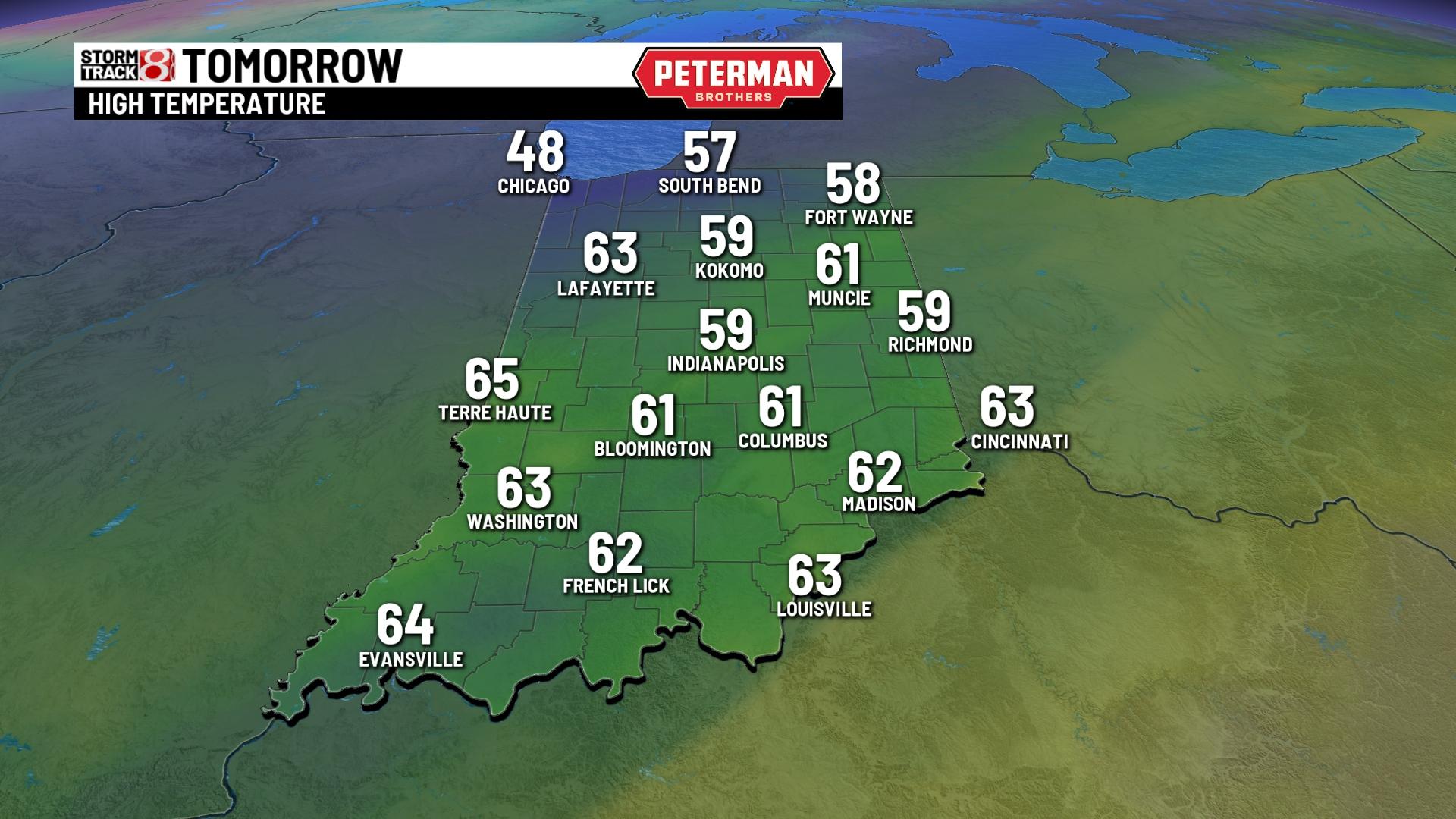 Windy with rain chances - Indianapolis News | Indiana Weather | Indiana ...