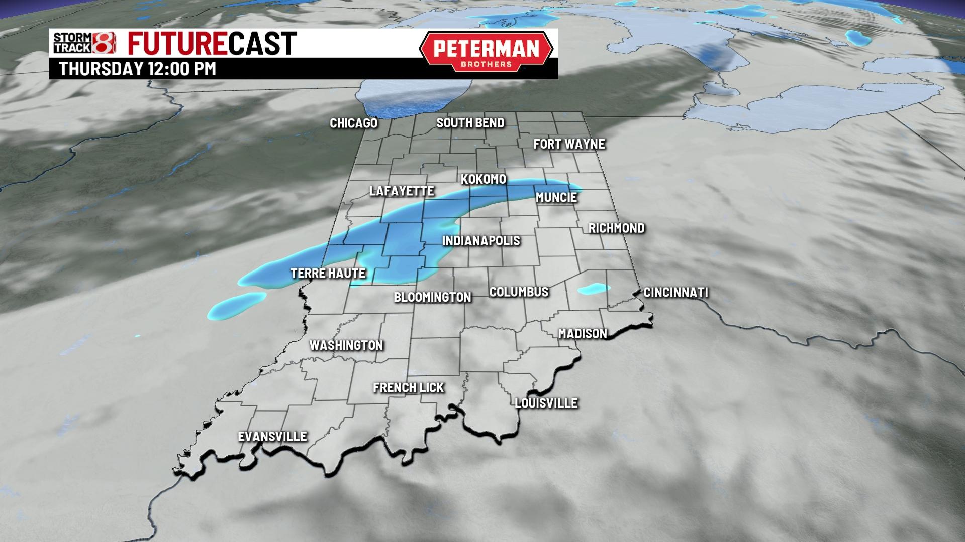 Not as cold for Thursday - Indianapolis News | Indiana Weather ...