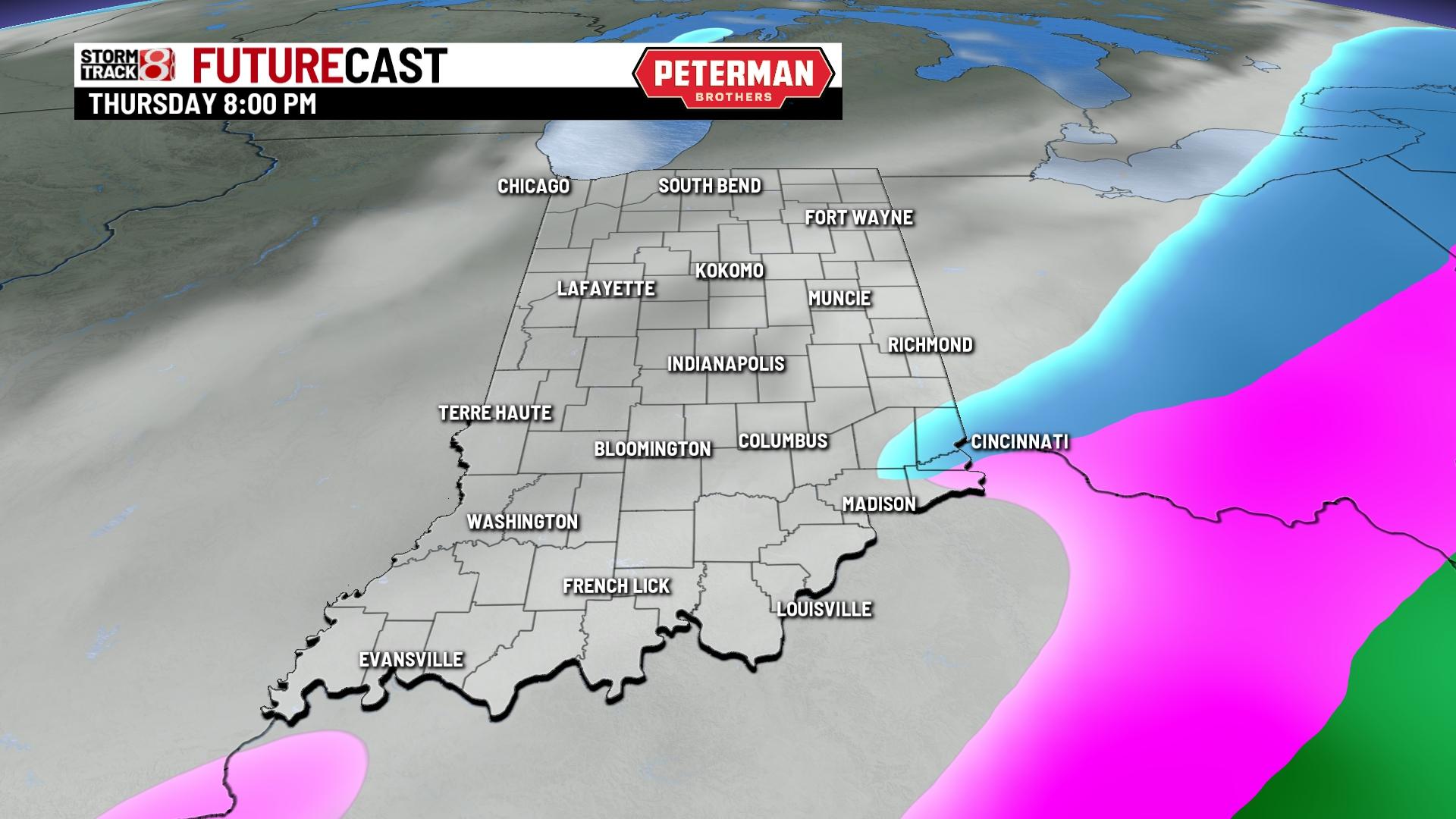 Winter storm warnings, watches cover nearly all of Indiana ...
