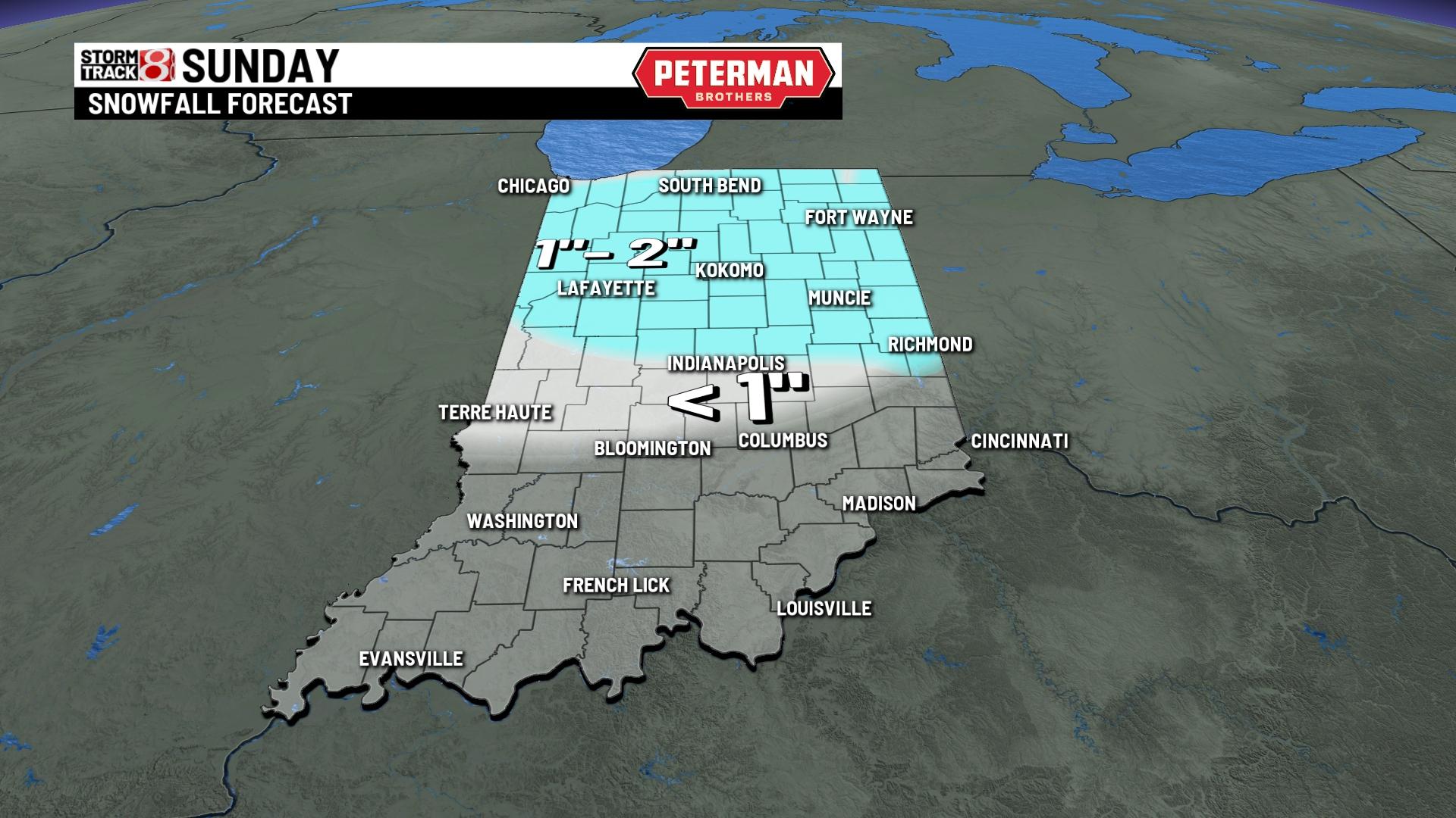 Tracking weekend snow - Indianapolis News | Indiana Weather | Indiana ...
