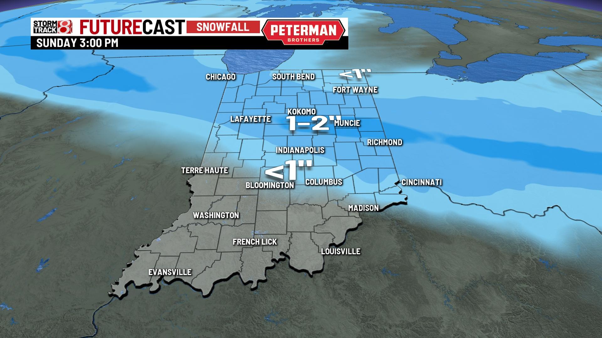 Tracking weekend snow chances - Indianapolis News | Indiana Weather ...