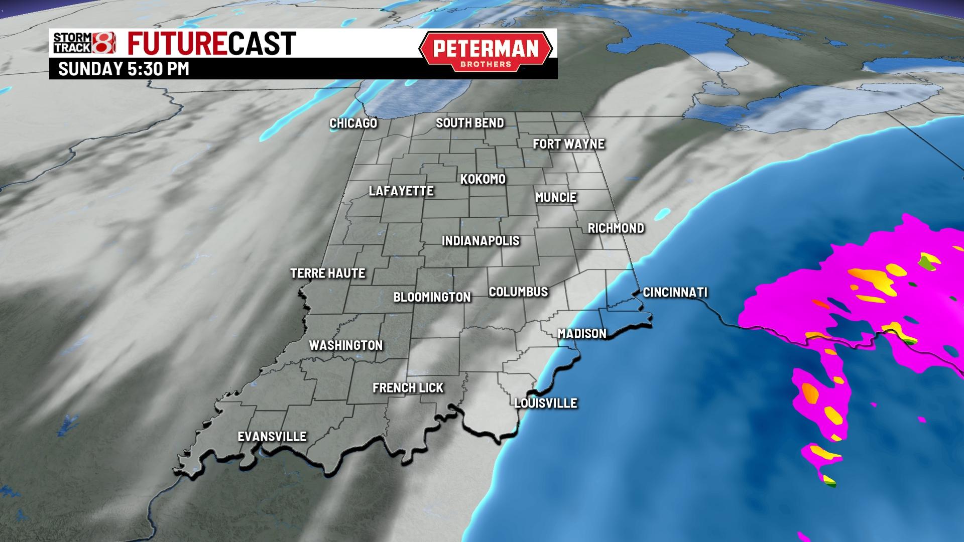 Sunny and seasonable Sunday - Indianapolis News | Indiana Weather ...