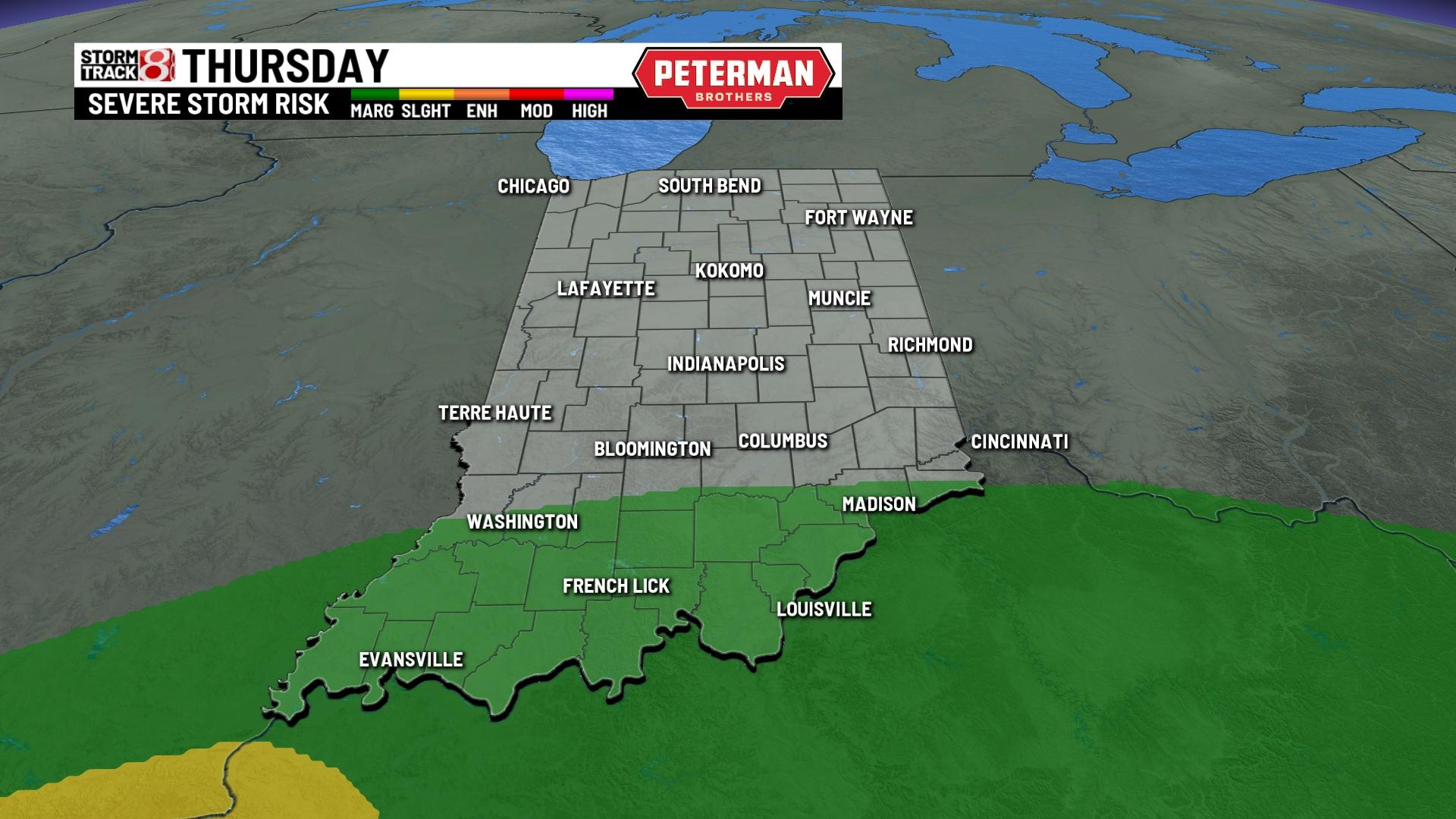 Windy Wednesday, rainy Thursday - Indianapolis News | Indiana Weather ...