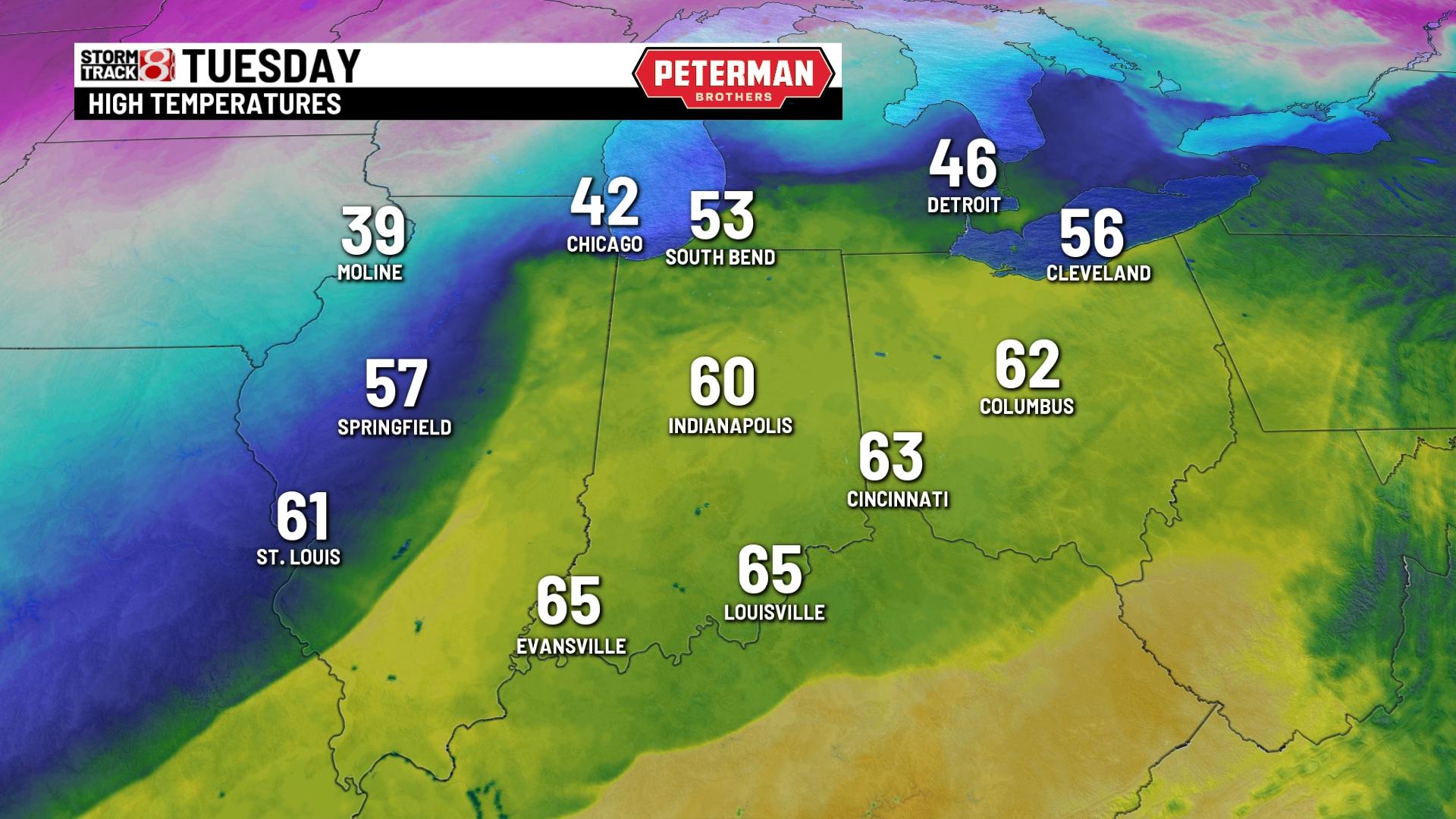 Warmer and sunny Sunday - Indianapolis News | Indiana Weather | Indiana ...