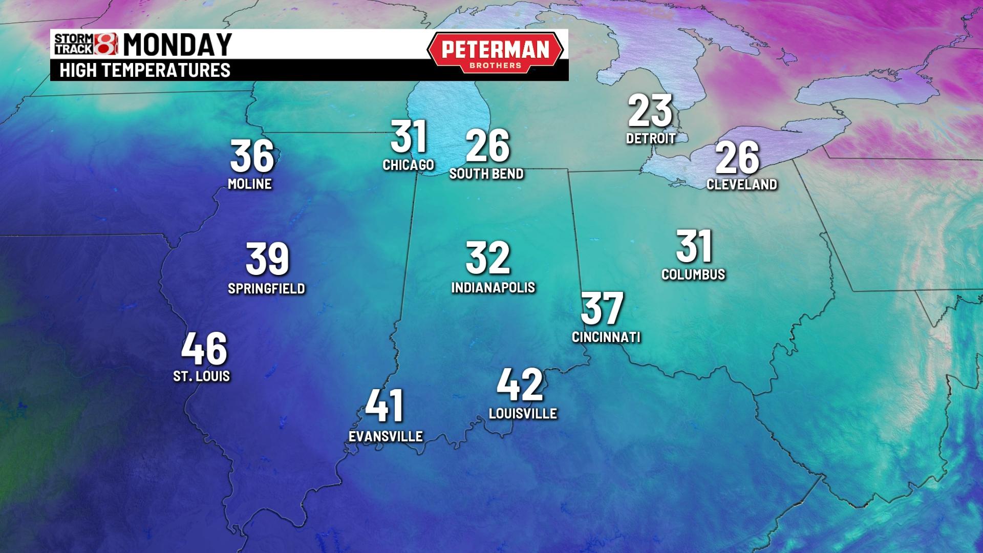 Cloudy and chilly weekend - Indianapolis News | Indiana Weather ...