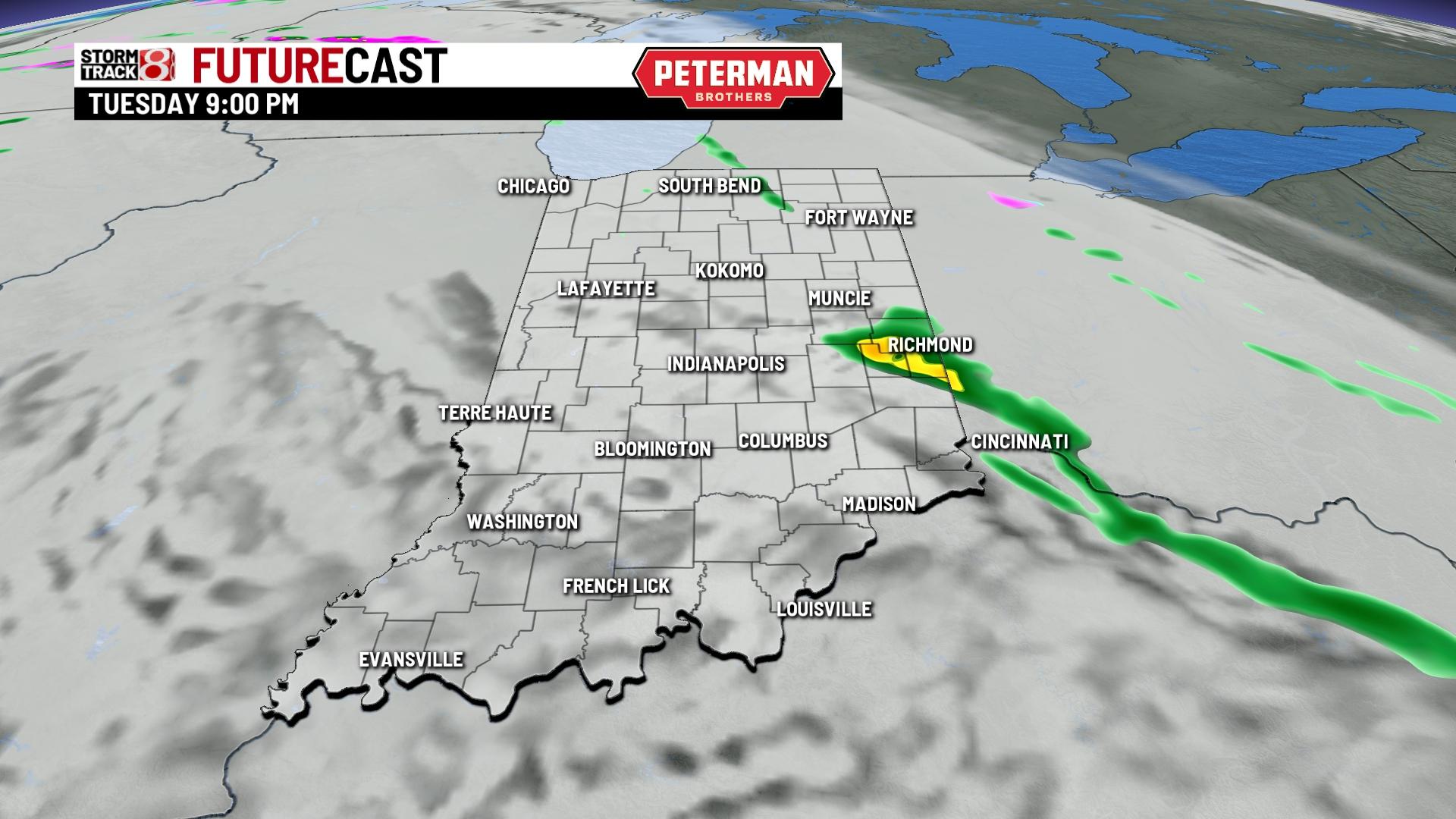 Tracking Wednesday's rain and storms - Indianapolis News | Indiana ...