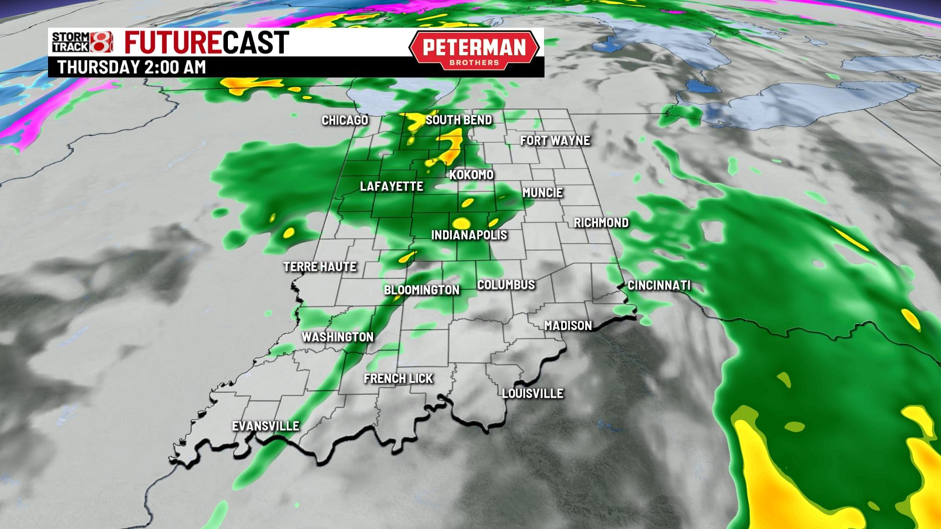 Windy and warm Wednesday with strong storms - Indianapolis News ...