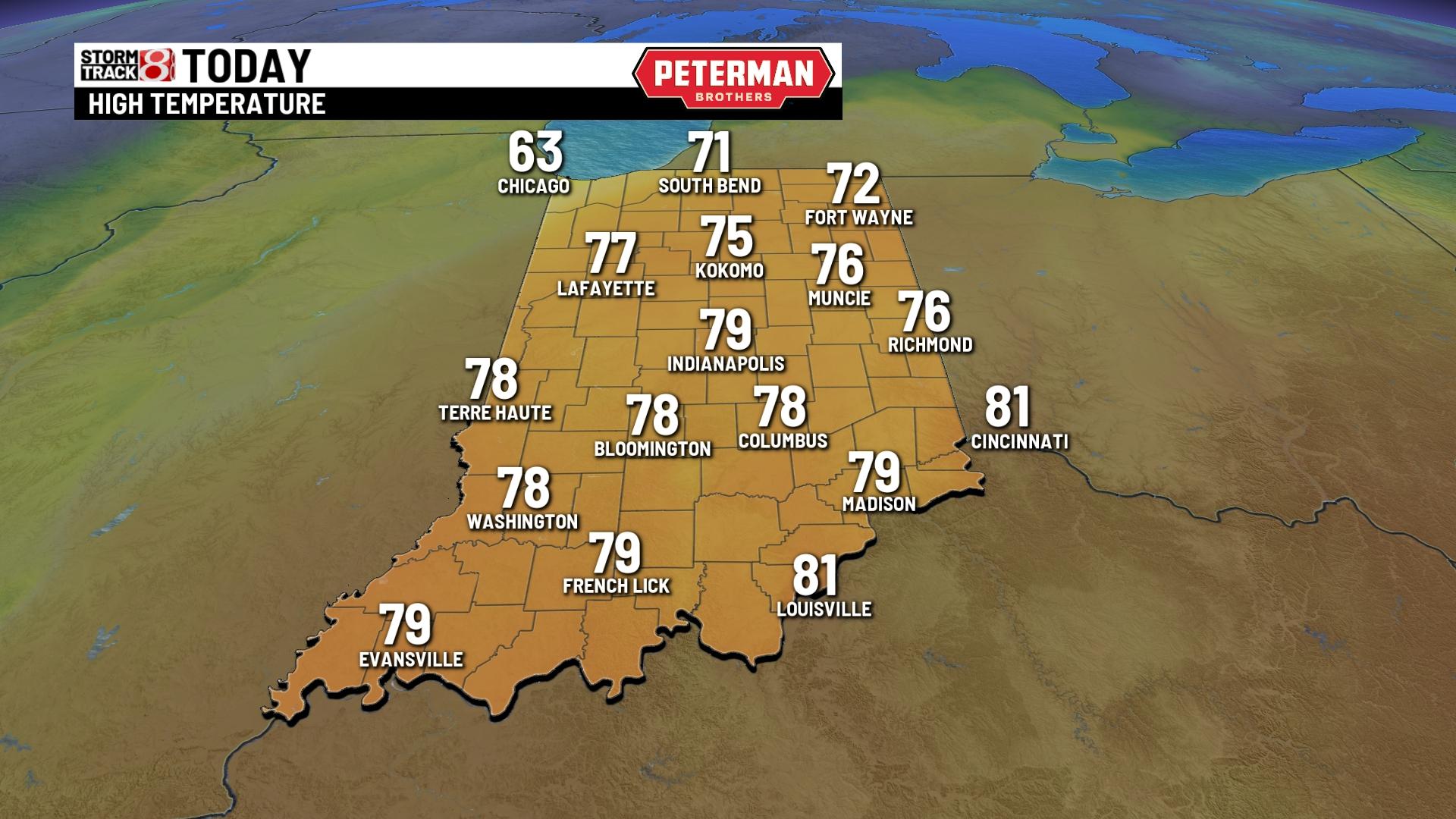 Windy and warm Wednesday with strong storms - Indianapolis News ...