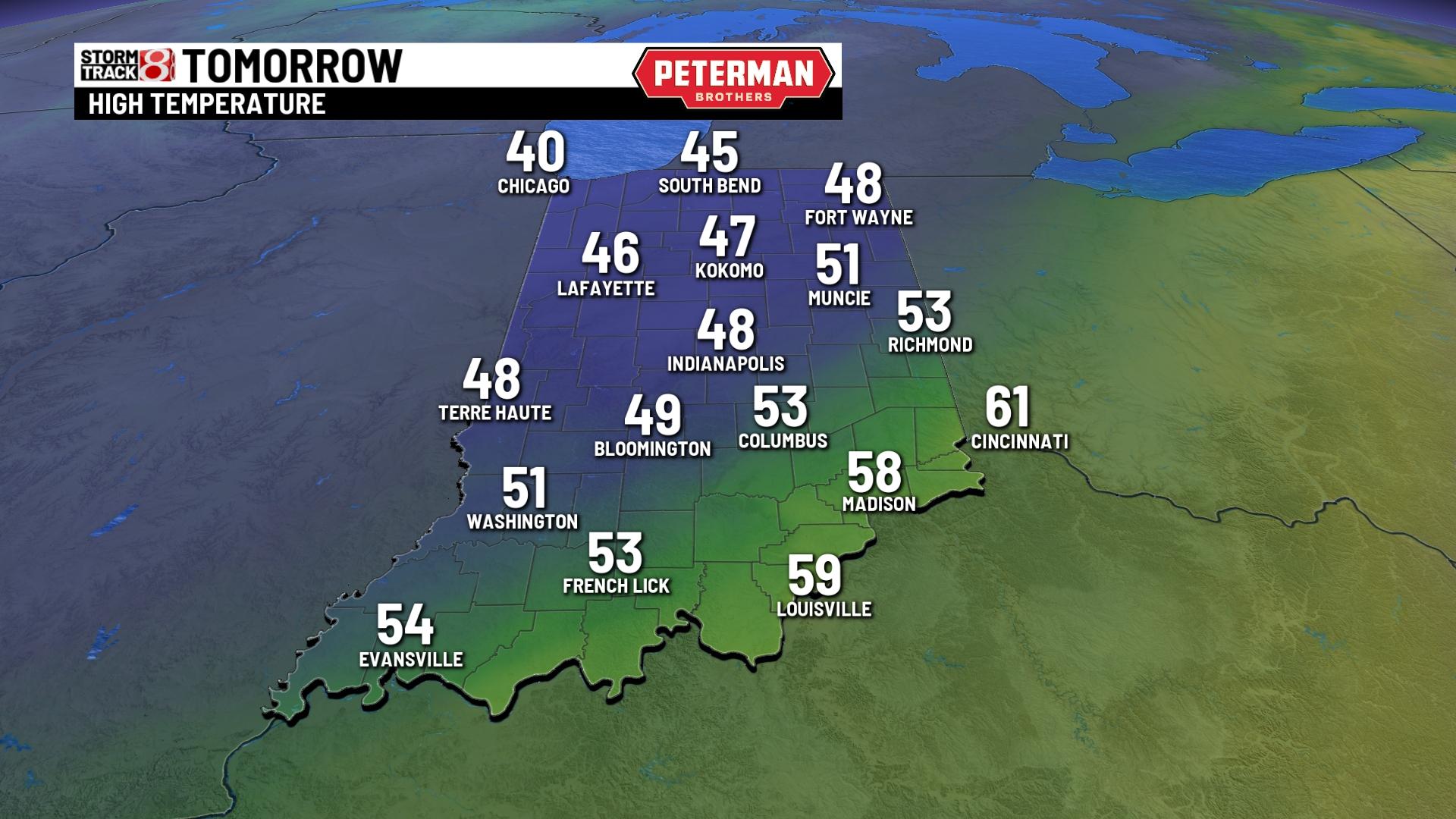 Windy and warm Wednesday with strong storms - Indianapolis News ...