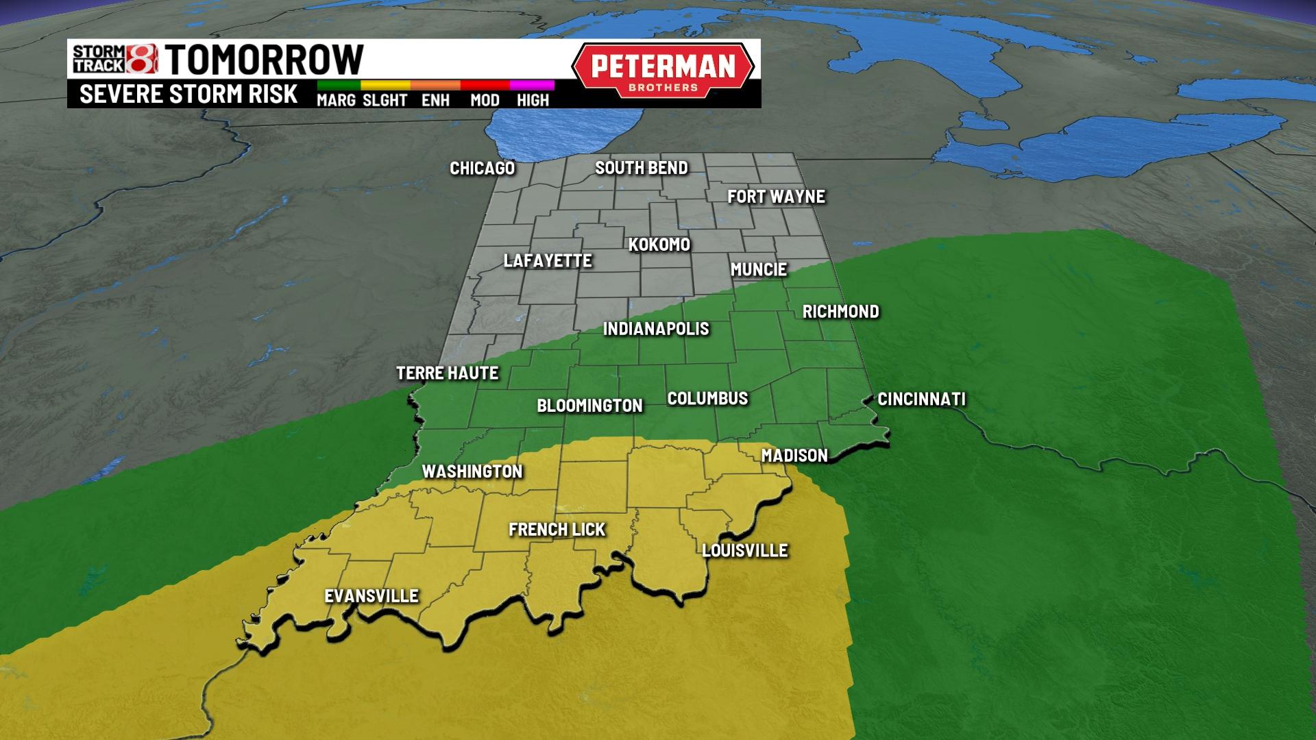 Tracking Friday's rain and storm chances - Indianapolis News | Indiana ...