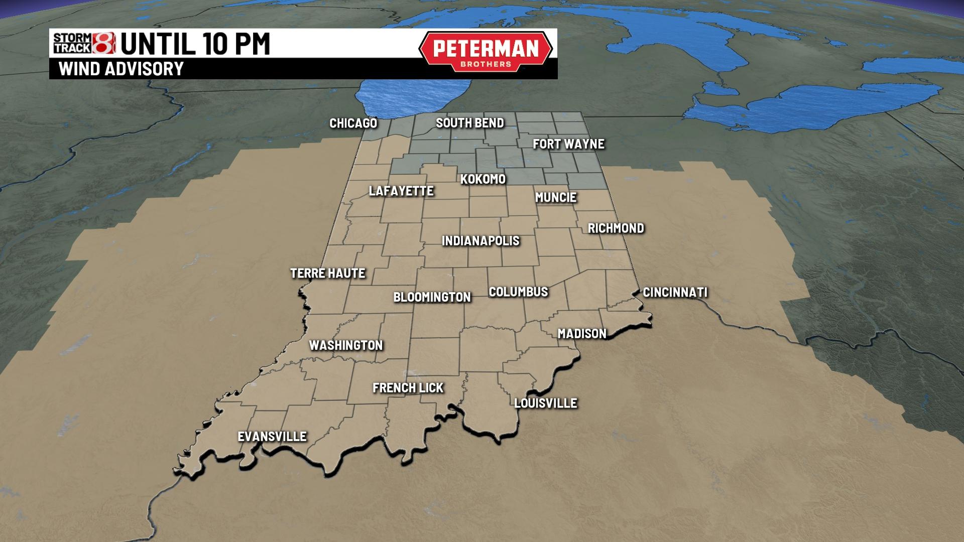 Windy and warm Wednesday with strong storms - Indianapolis News ...