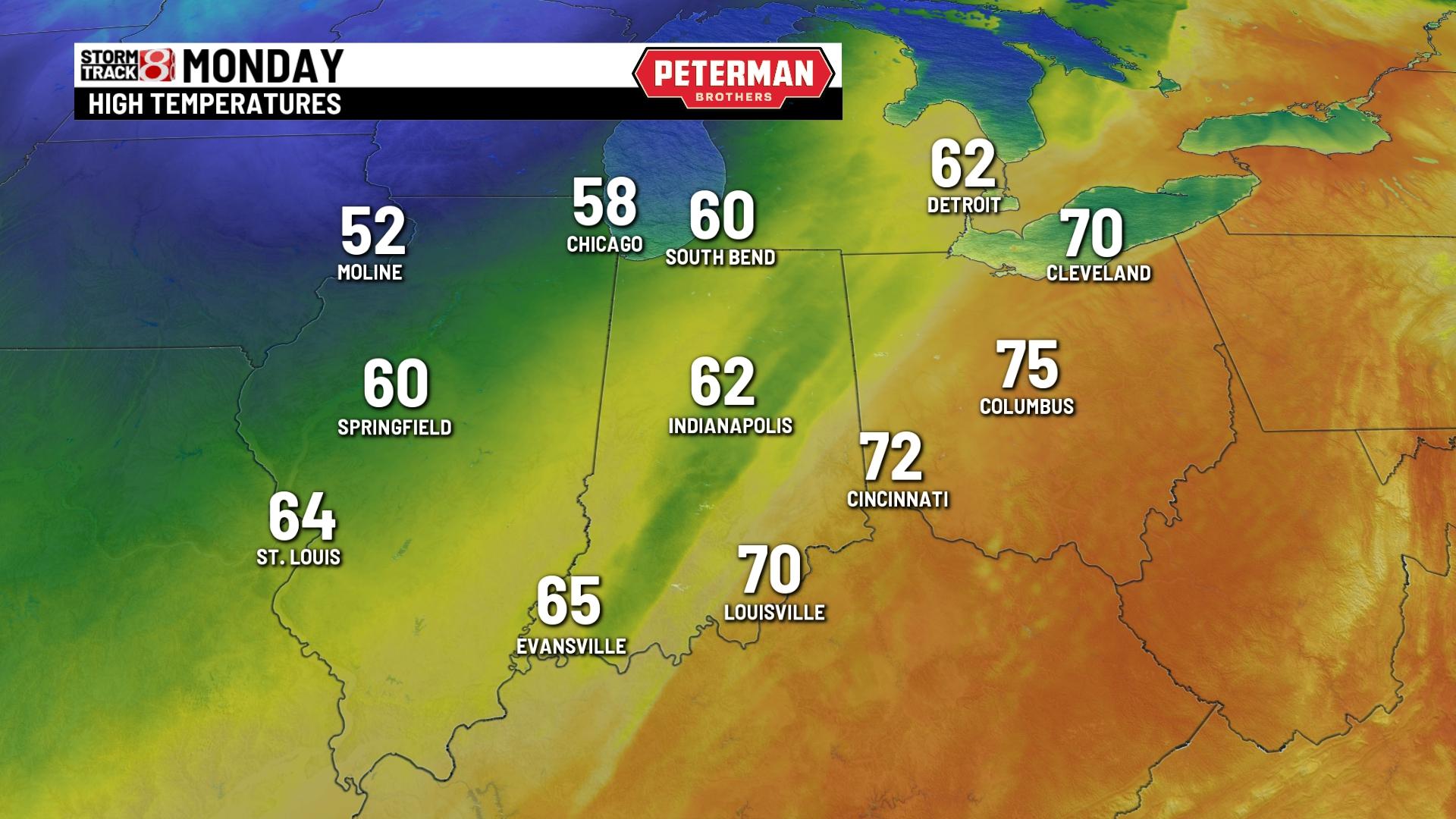 Warm and breezy weekend - Indianapolis News | Indiana Weather | Indiana ...