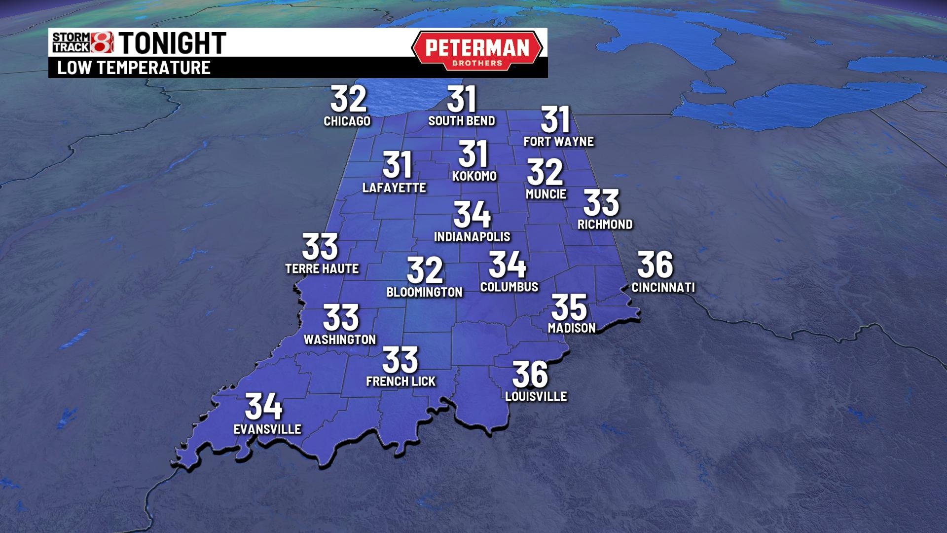 Rain changing to snow overnight, warmup to follow - Indianapolis News ...