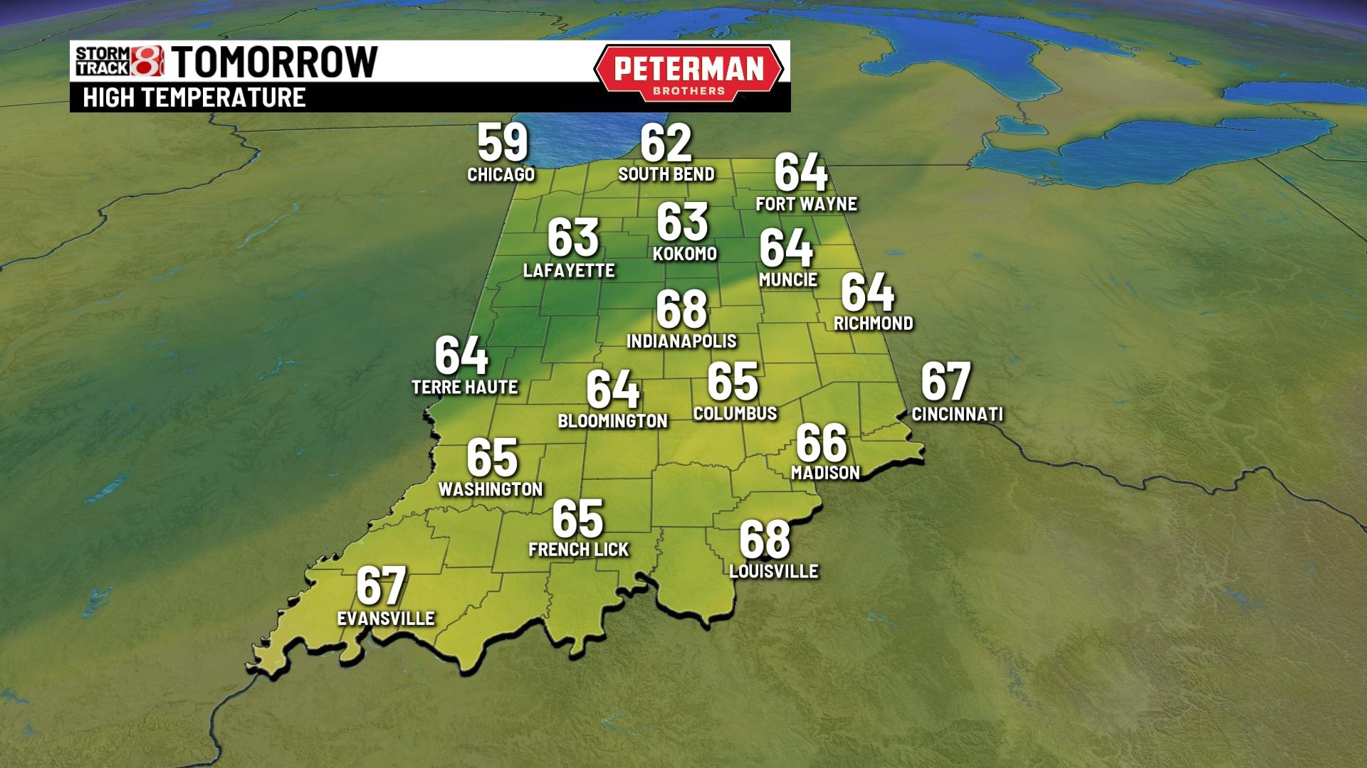 Warmer weather here, but it'll be wet this week - Indianapolis News ...