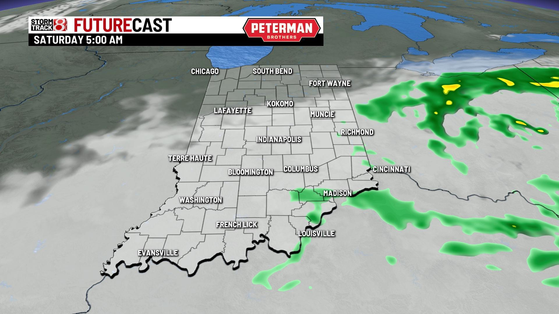 Soggy Friday night, dry weekend - Indianapolis News | Indiana Weather ...
