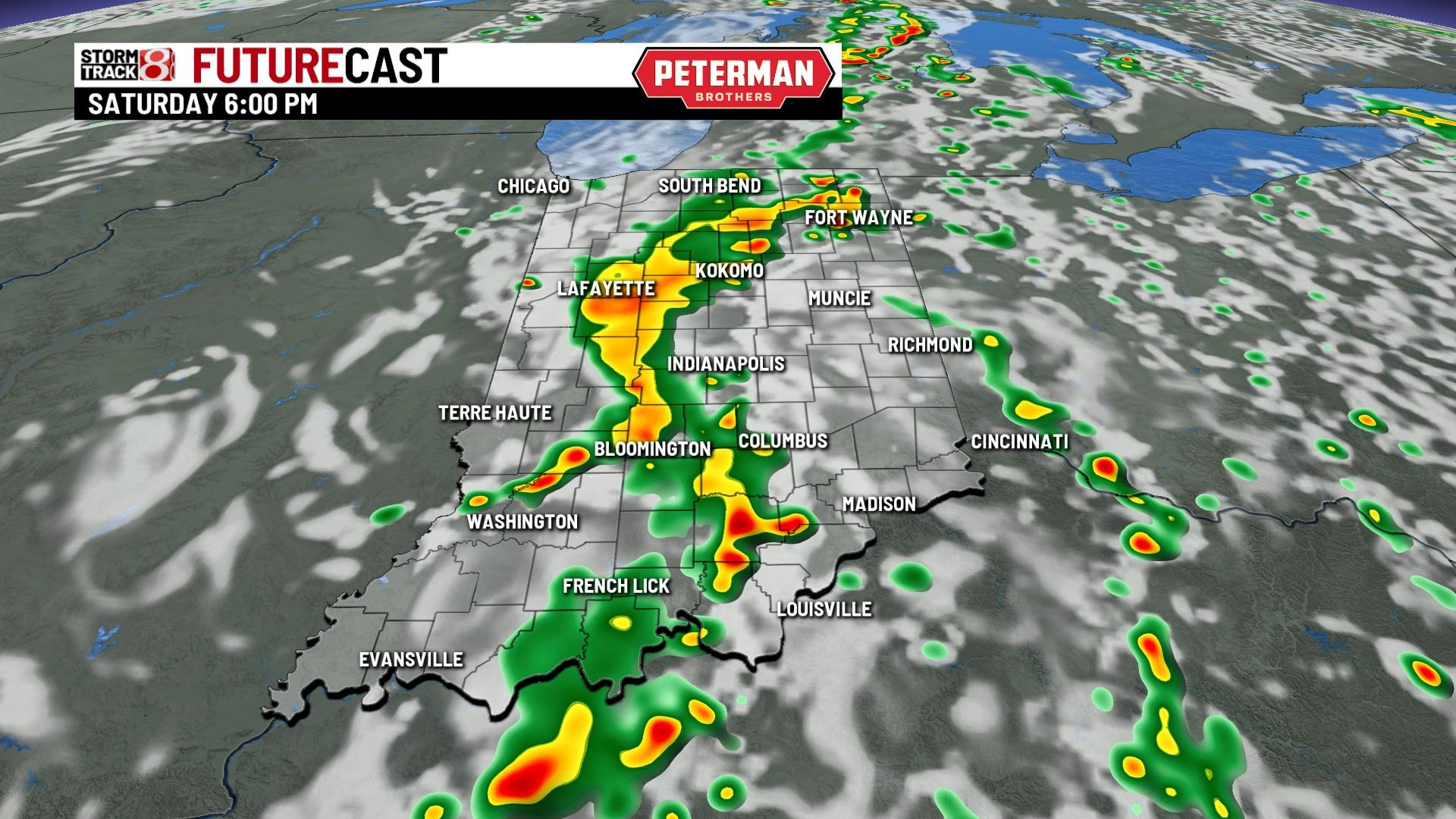 Active weather to return for the weekend - Indianapolis News | Indiana ...