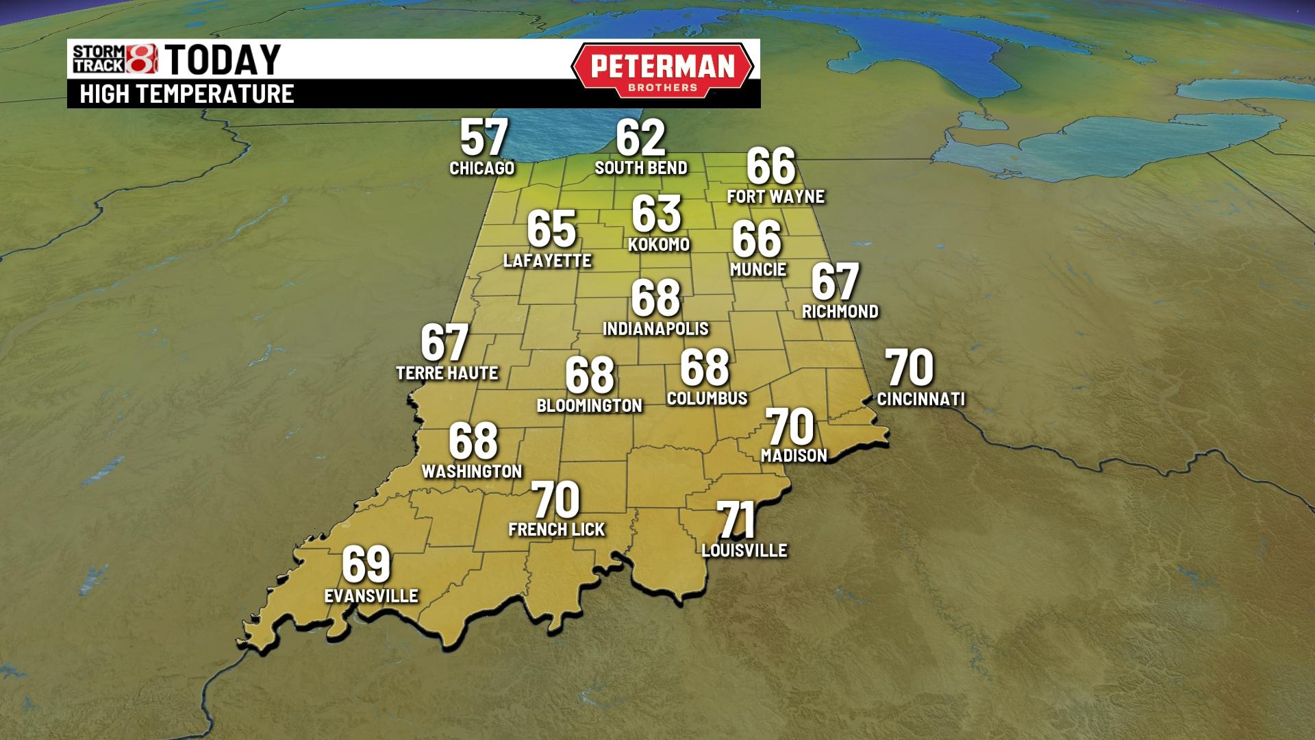 Cool and breezy Sunday - Indianapolis News | Indiana Weather | Indiana ...