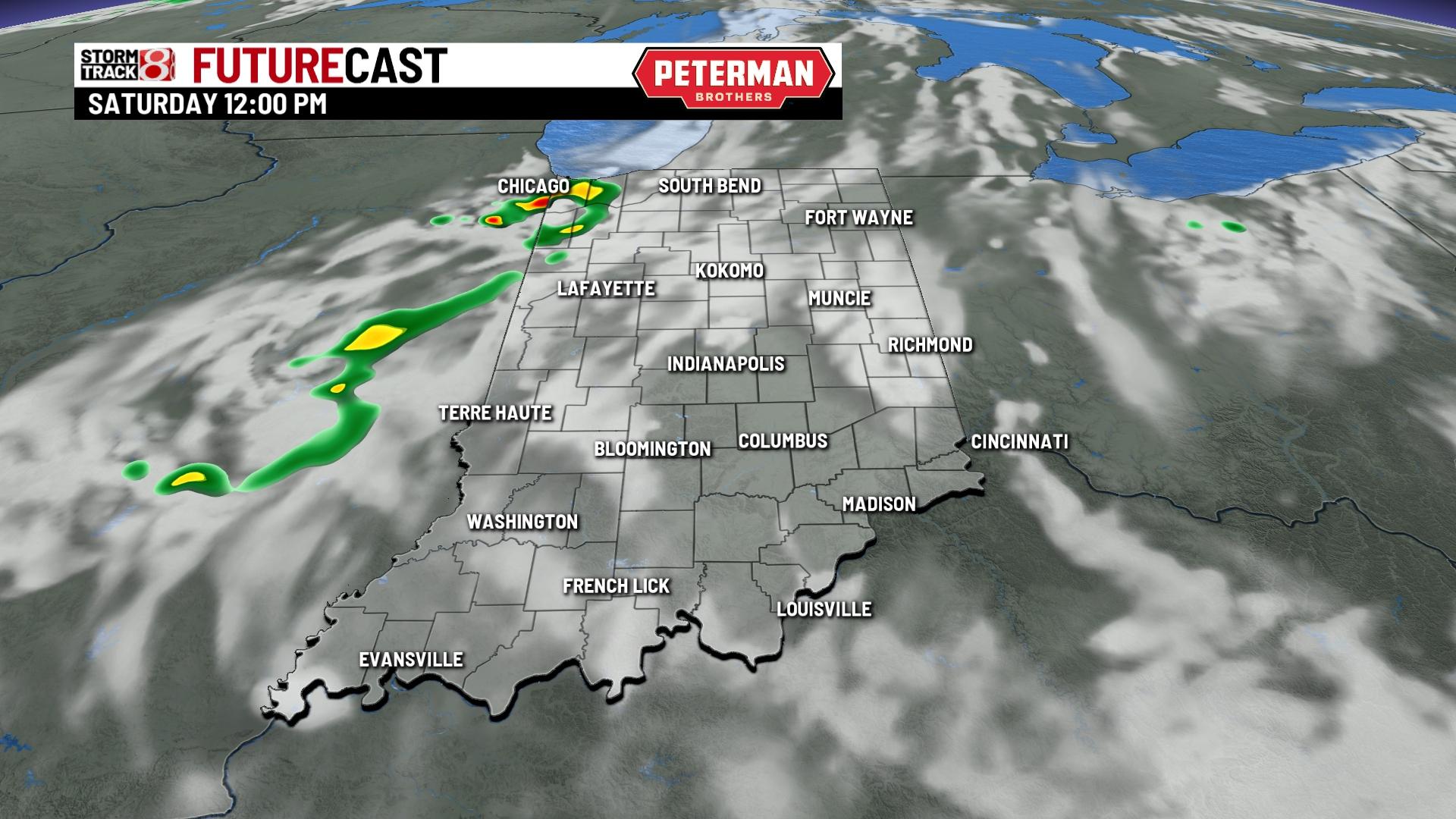 Tracking spotty thunderstorms this weekend - Indianapolis News ...