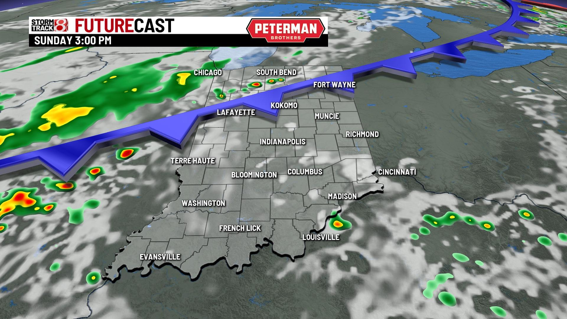 Watching storms late on Sunday - Indianapolis News | Indiana Weather ...