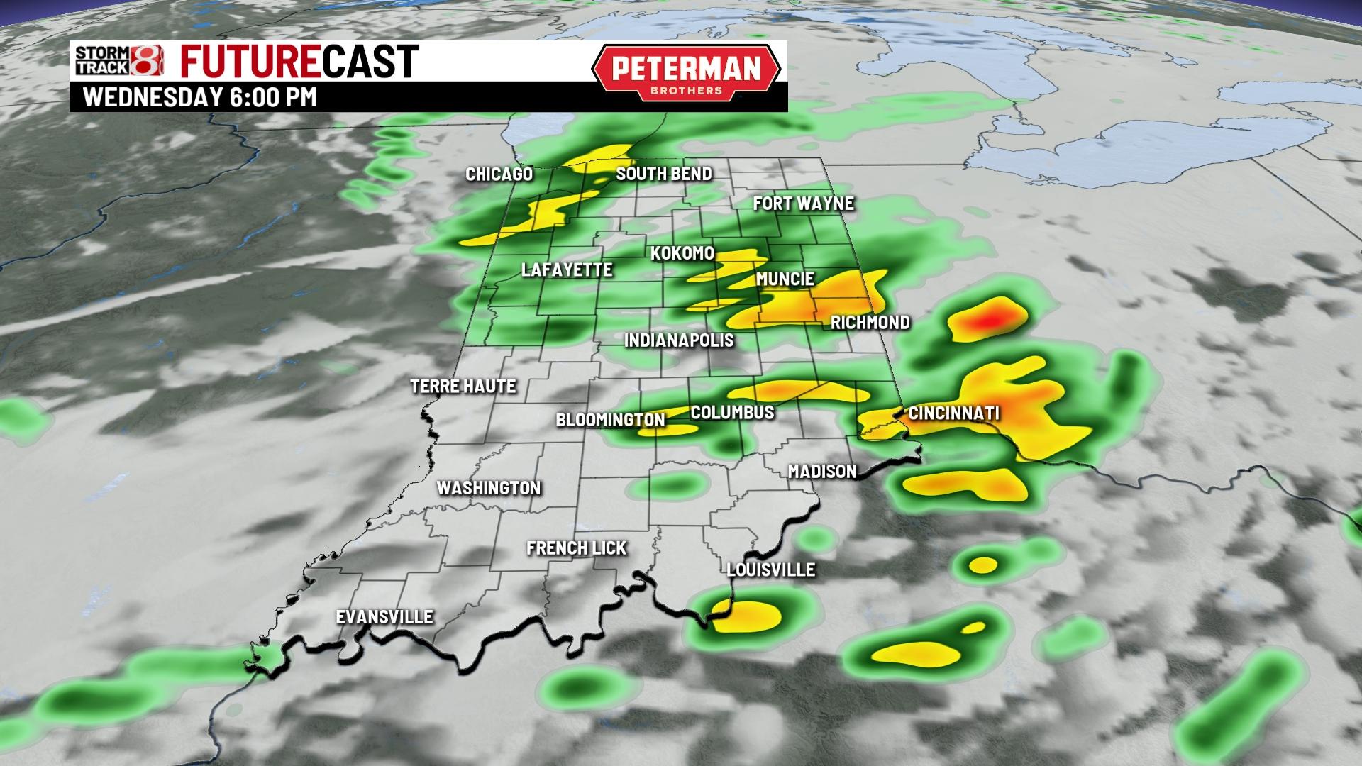 Tracking Wednesday's strong to severe storm threat, nice for Thursday ...