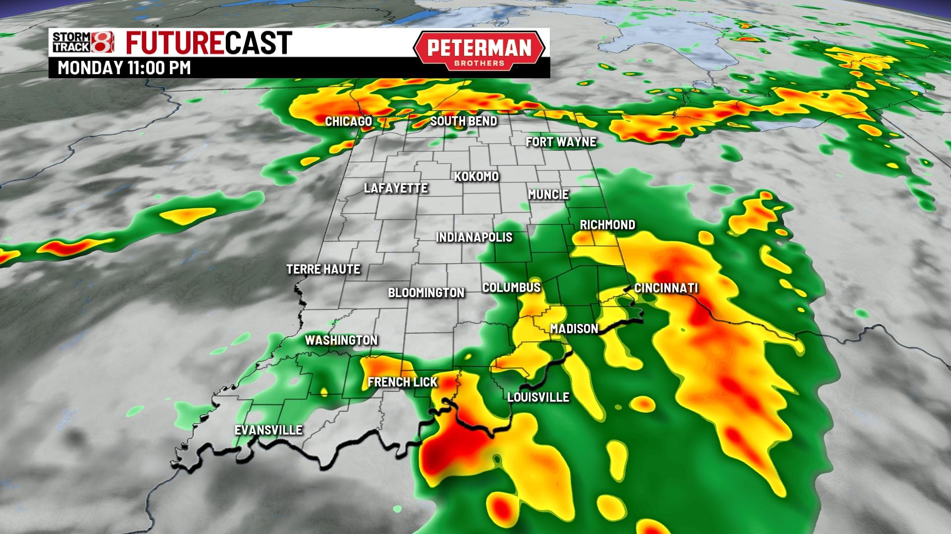 Several rain and storm chances this week - Indianapolis News | Indiana ...