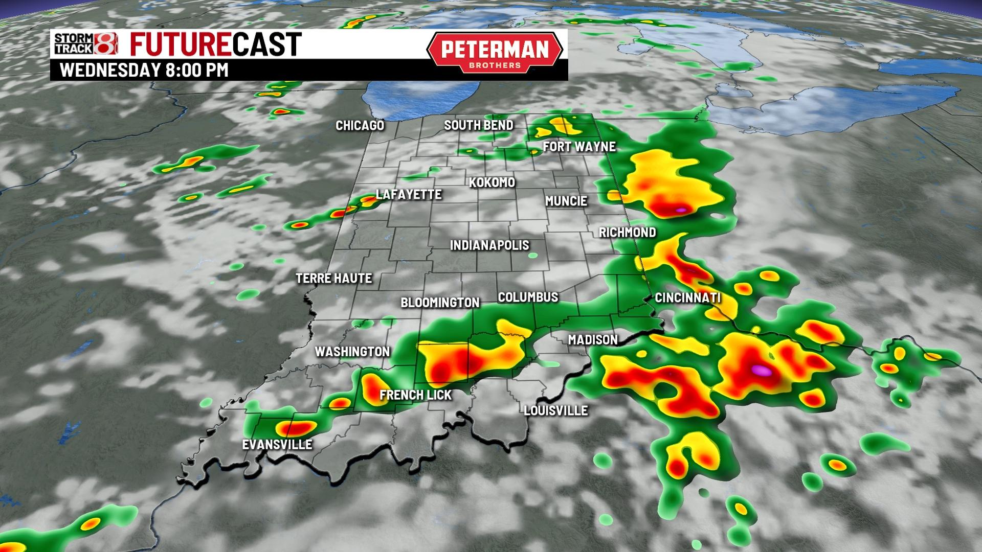 Several rain and storm chances this week - Indianapolis News | Indiana ...
