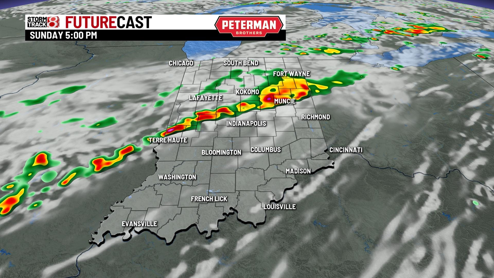 High heat, humidity with storm chances this weekend - Indianapolis News ...