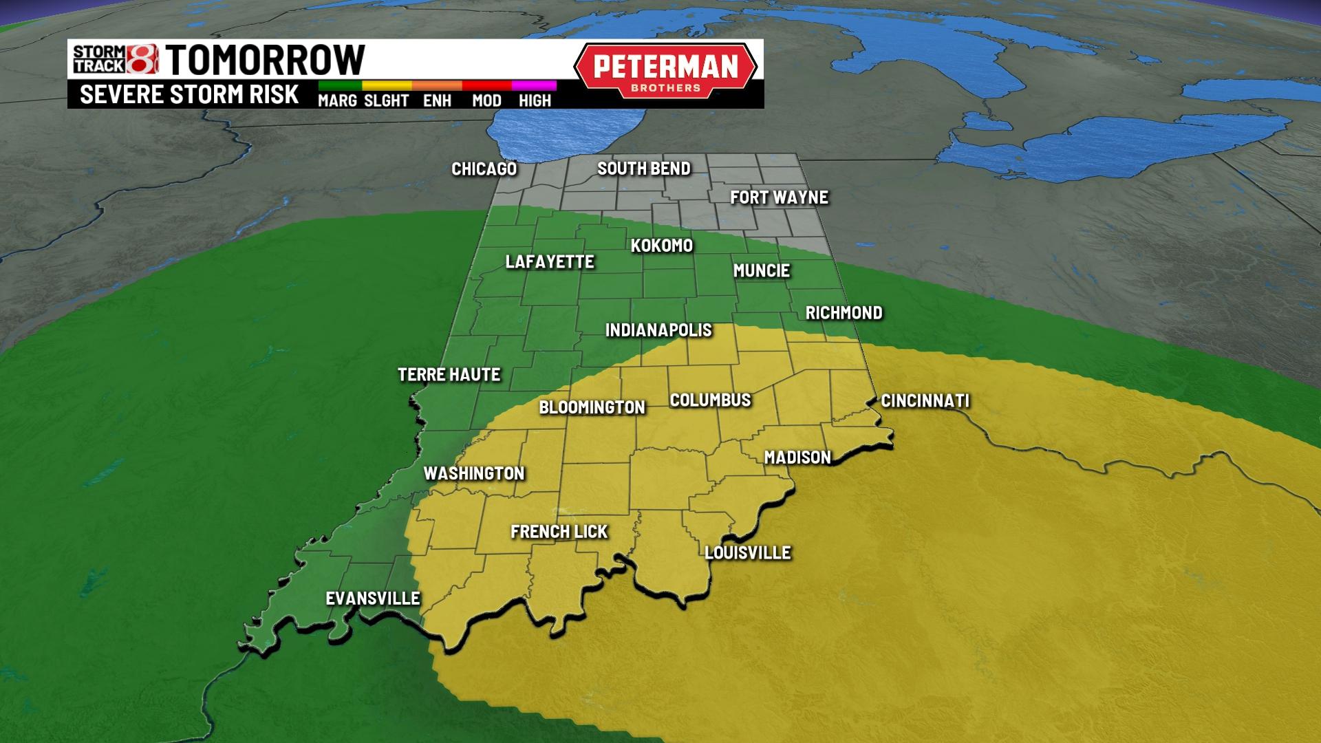 Rain and storm chances remain until Friday - Indianapolis News ...