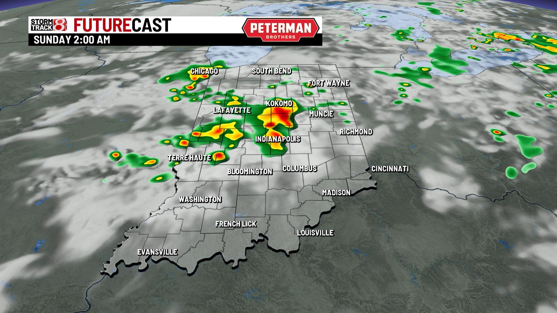 Tracking weekend rain and storms - Indianapolis News | Indiana Weather ...