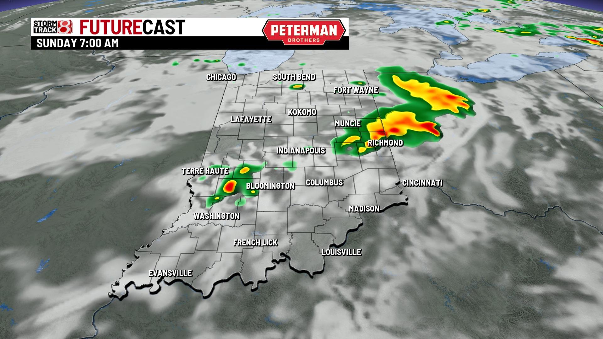Tracking weekend rain and storms - Indianapolis News | Indiana Weather ...