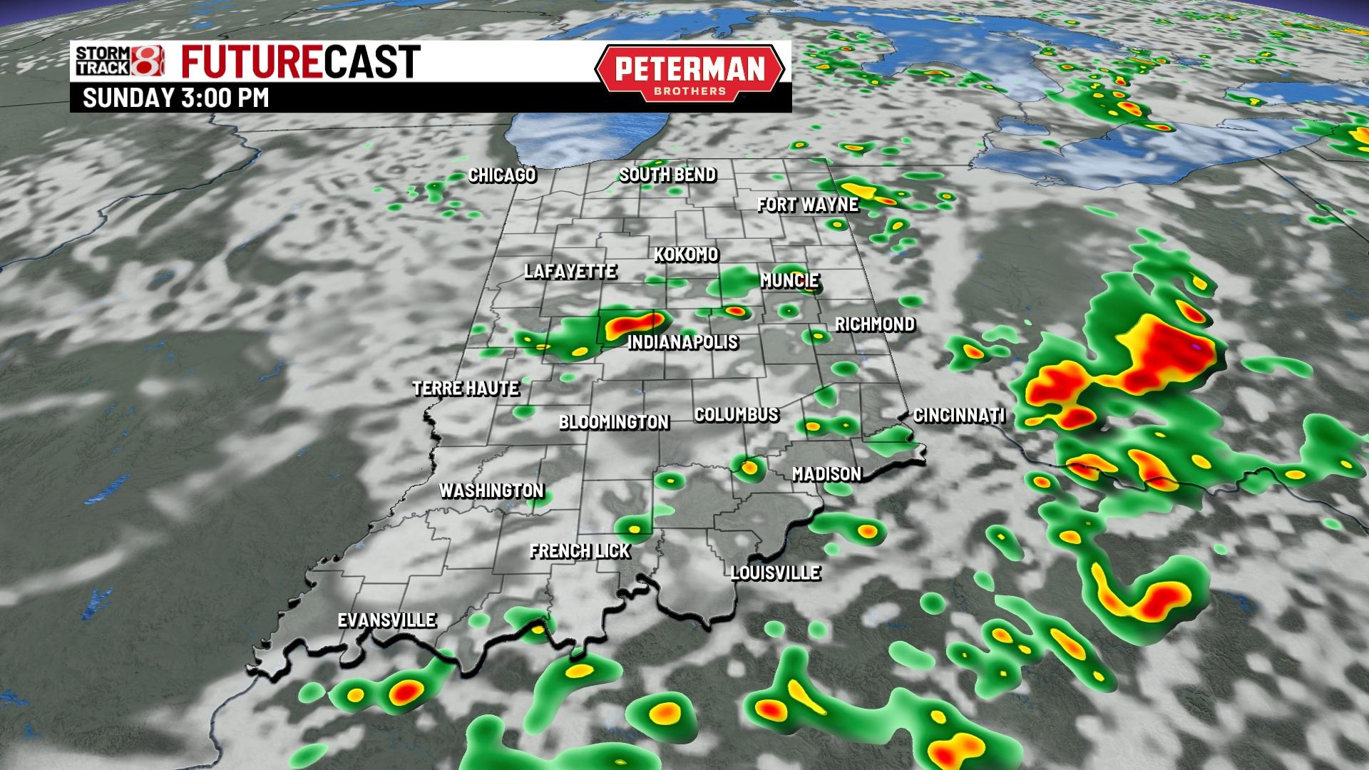 Tracking weekend rain and storms - Indianapolis News | Indiana Weather ...