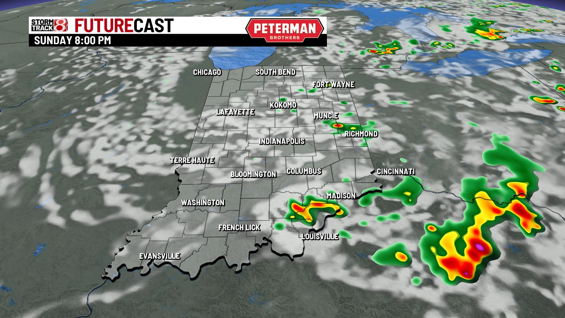 Tracking weekend rain and storms - Indianapolis News | Indiana Weather ...