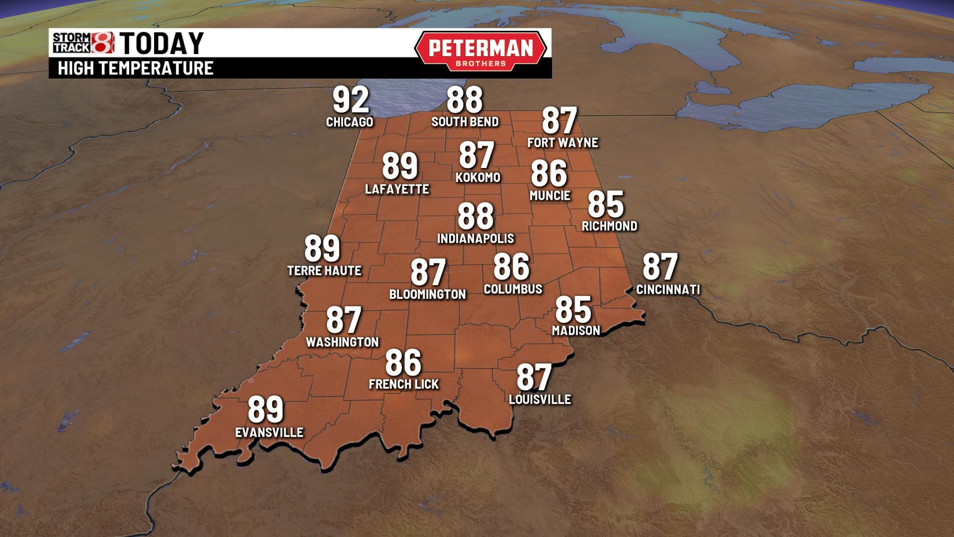 High heat and humidity this weekend - Indianapolis News | Indiana ...