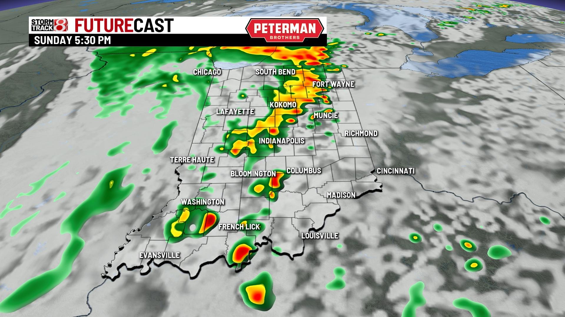 More humid with rain chances this weekend - Indianapolis News | Indiana ...
