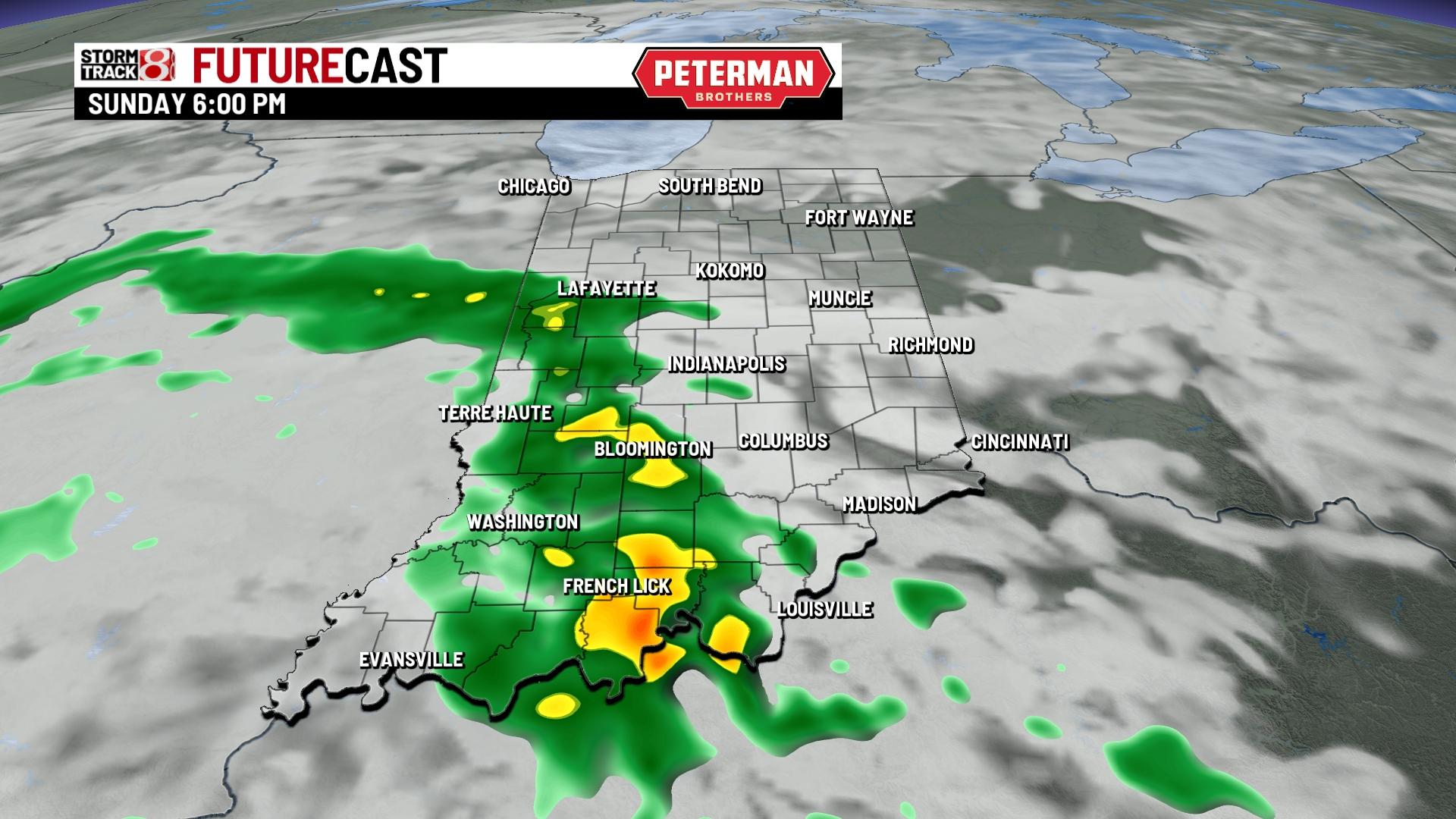 Pleasant Saturday; rain returns Sunday - Indianapolis News | Indiana ...