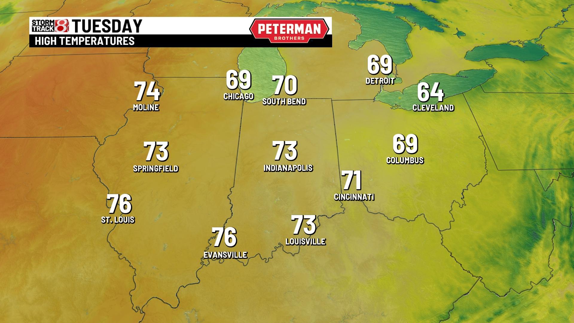 Sunny and breezy Sunday - Indianapolis News | Indiana Weather | Indiana ...