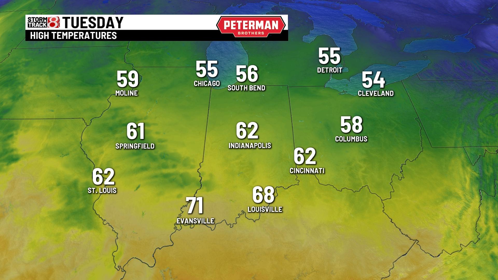 Sunny and breezy Sunday - Indianapolis News | Indiana Weather | Indiana ...