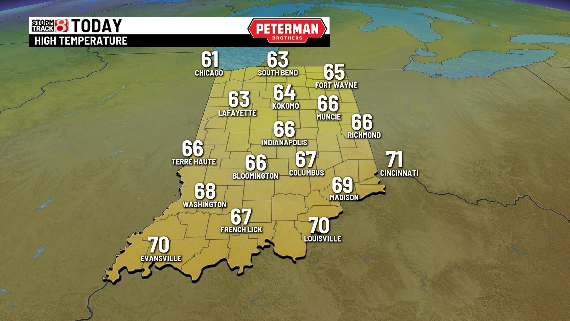 Sunny and breezy Sunday - Indianapolis News | Indiana Weather | Indiana ...
