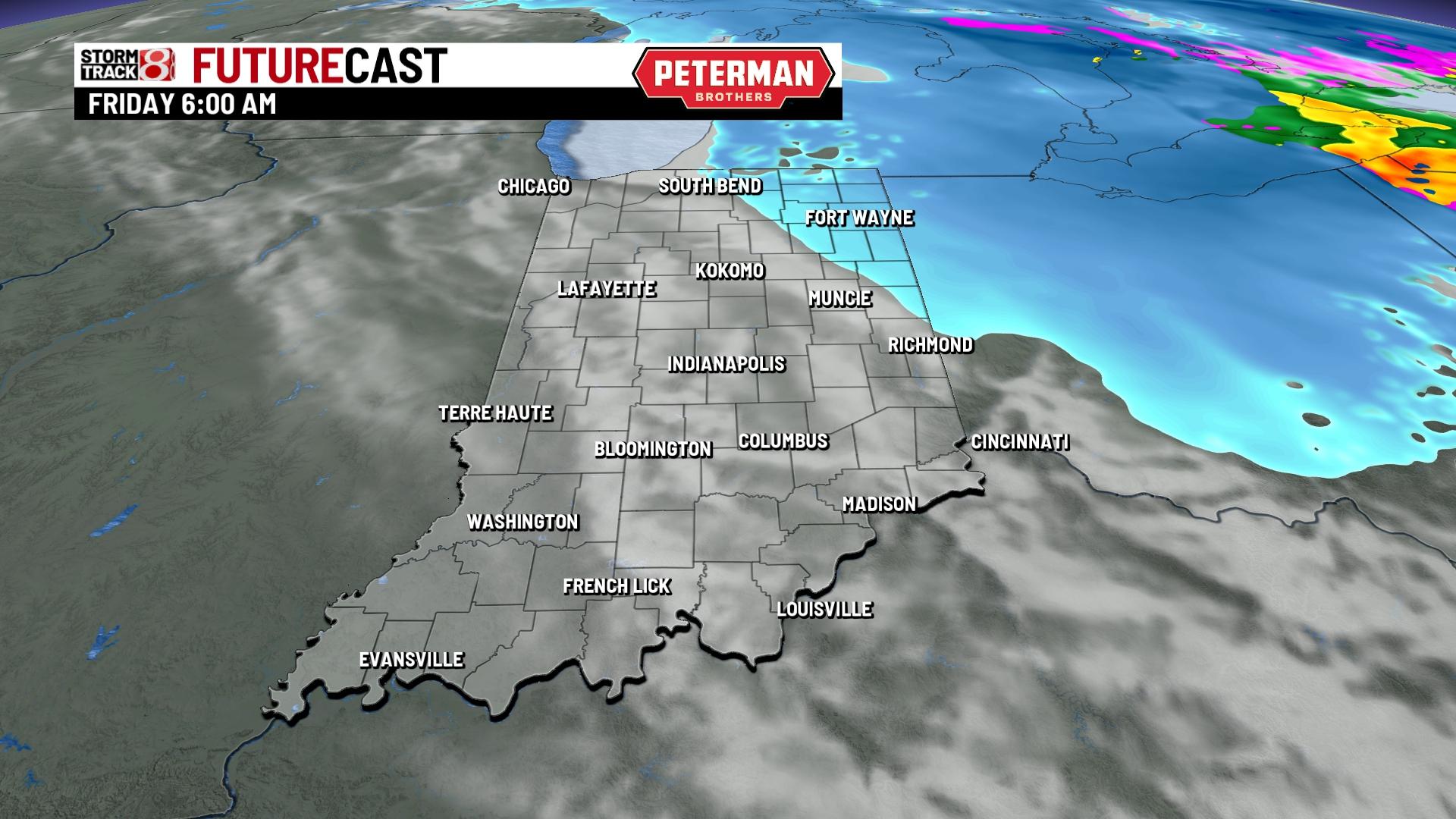 Snow Thursday night; blustery and bitter into Christmas weekend ...