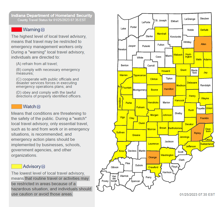 Winter storm blog: Much of central Indiana gets 3-4 inches of snow ...