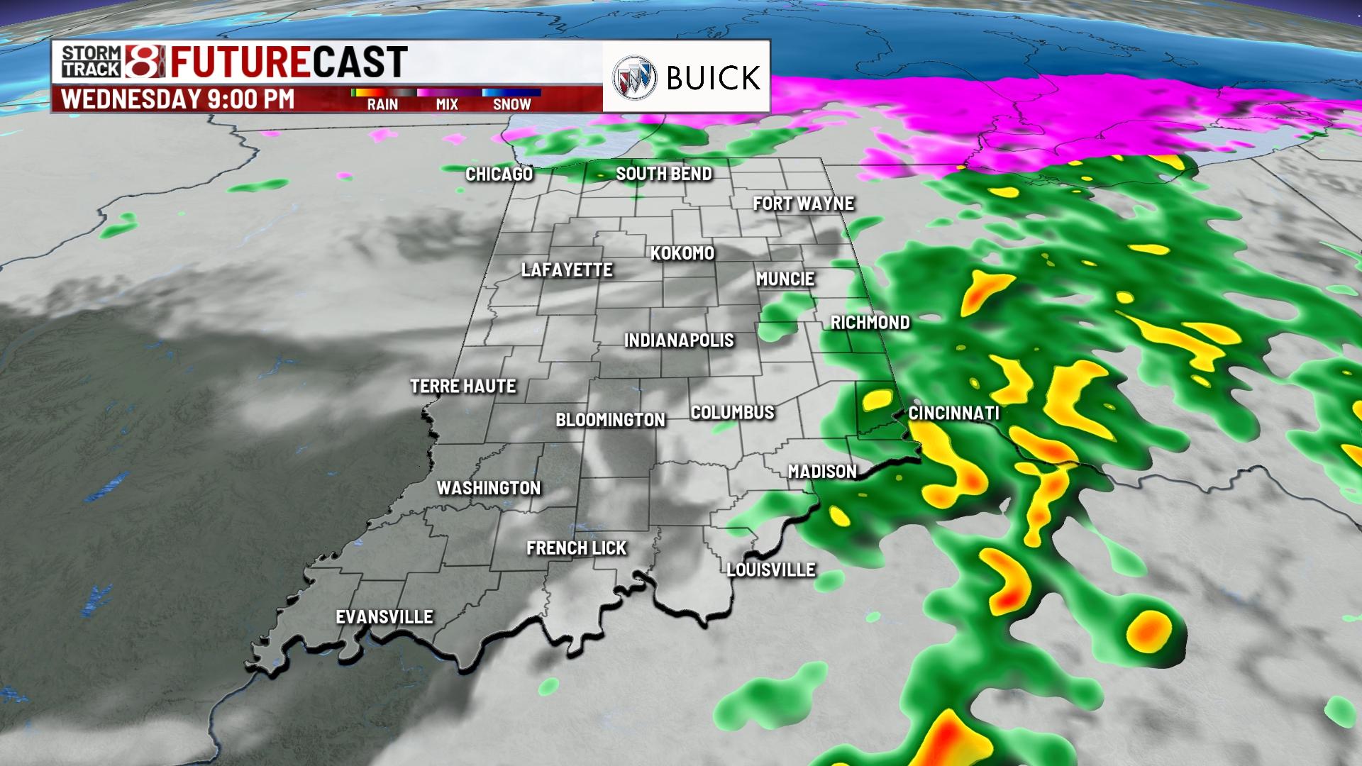 Warm and windy Thursday, much cooler to end the workweek - Indianapolis ...