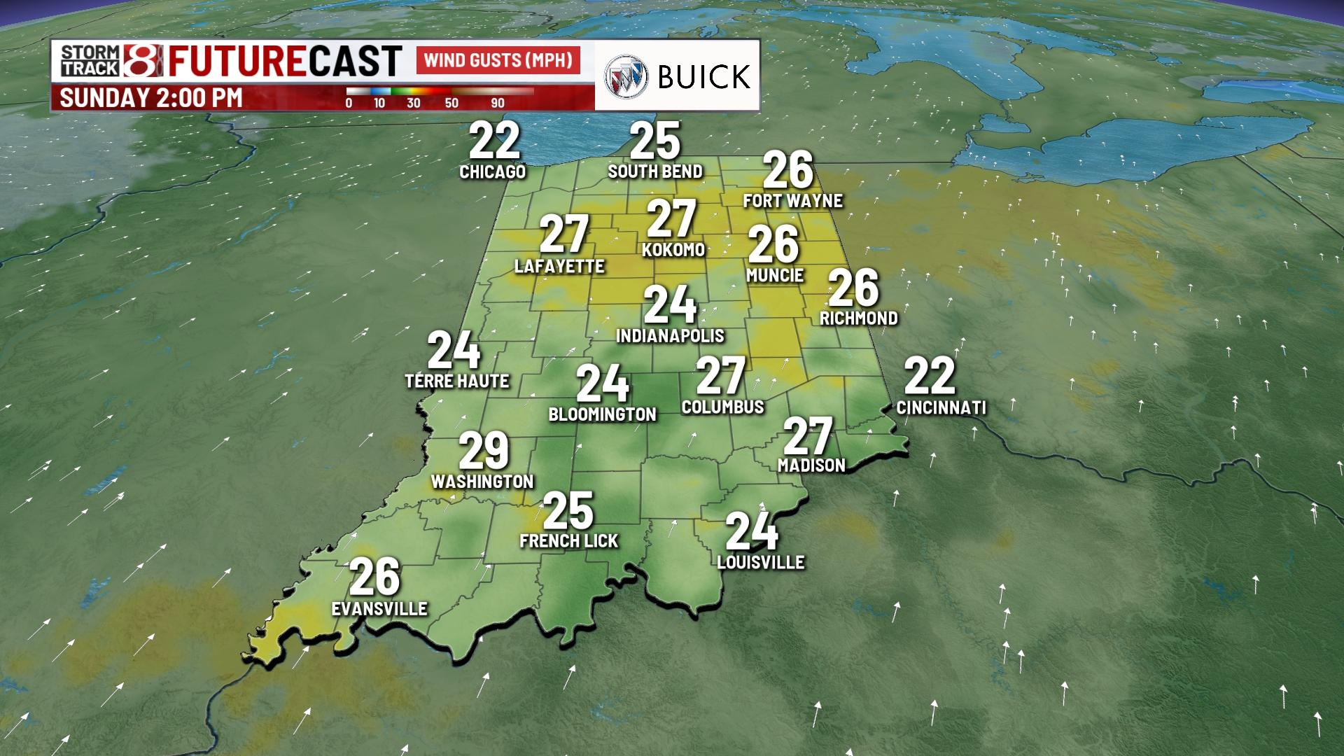 Warm and breezy weekend - Indianapolis News | Indiana Weather | Indiana ...