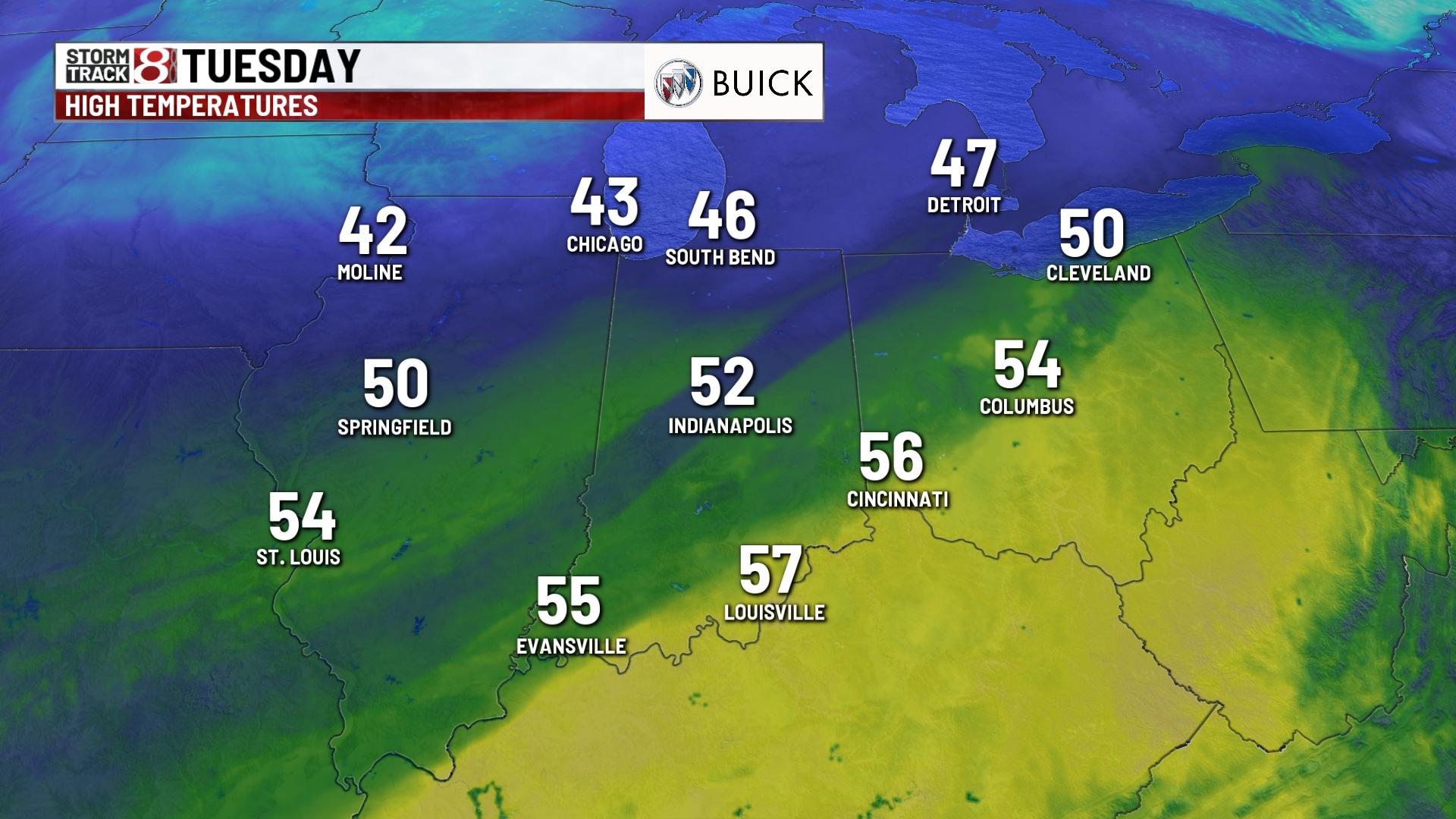 Warm and breezy Sunday - Indianapolis News | Indiana Weather | Indiana ...