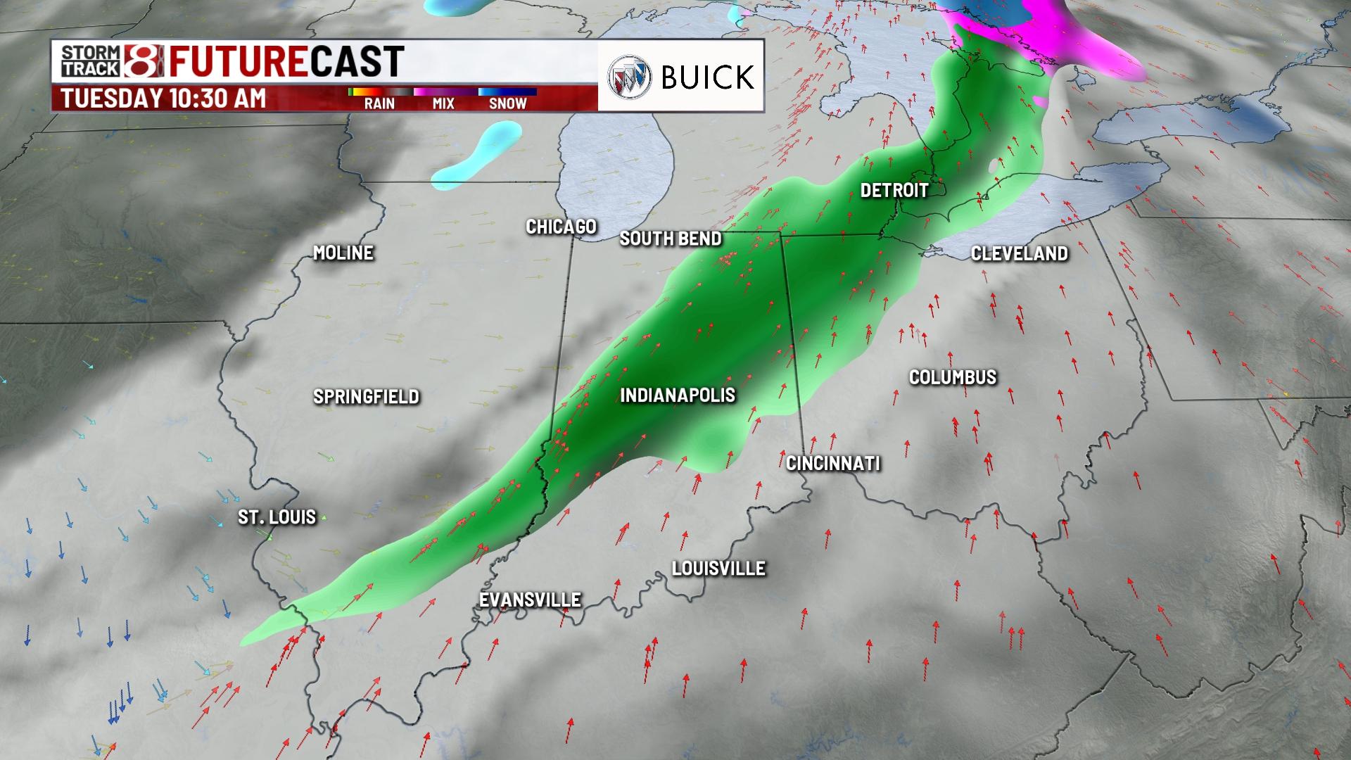 Warm and breezy Sunday - Indianapolis News | Indiana Weather | Indiana ...