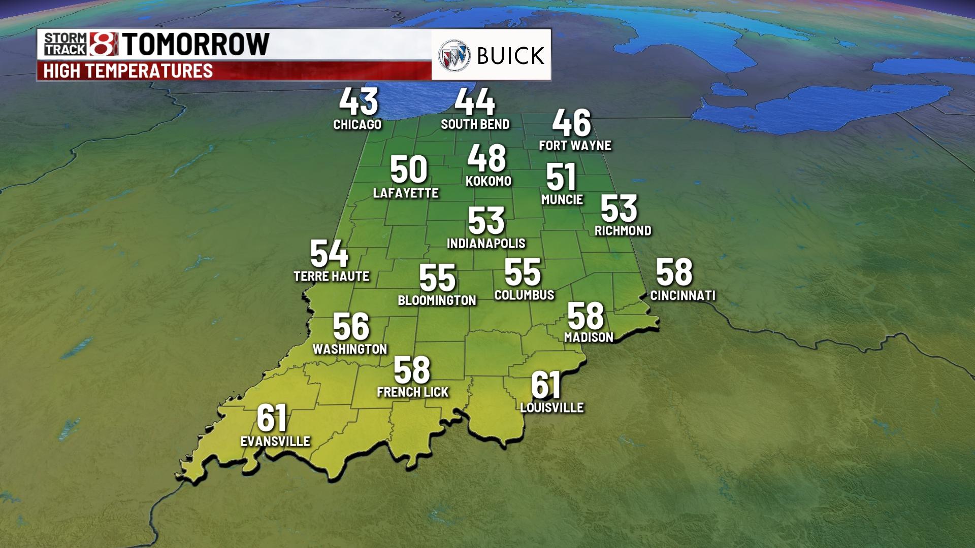 Warm and breezy end to the weekend - Indianapolis News | Indiana ...