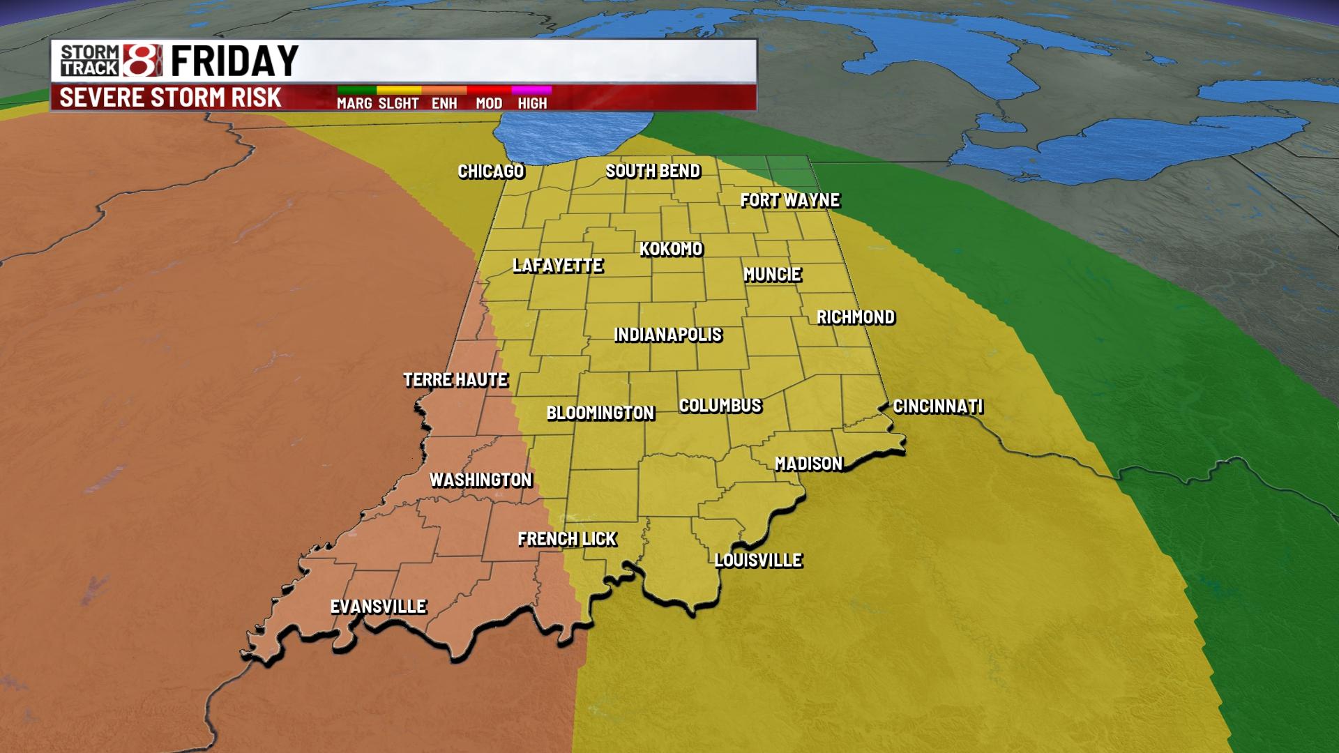 Dry Thursday, rain and storms Friday - Indianapolis News | Indiana ...