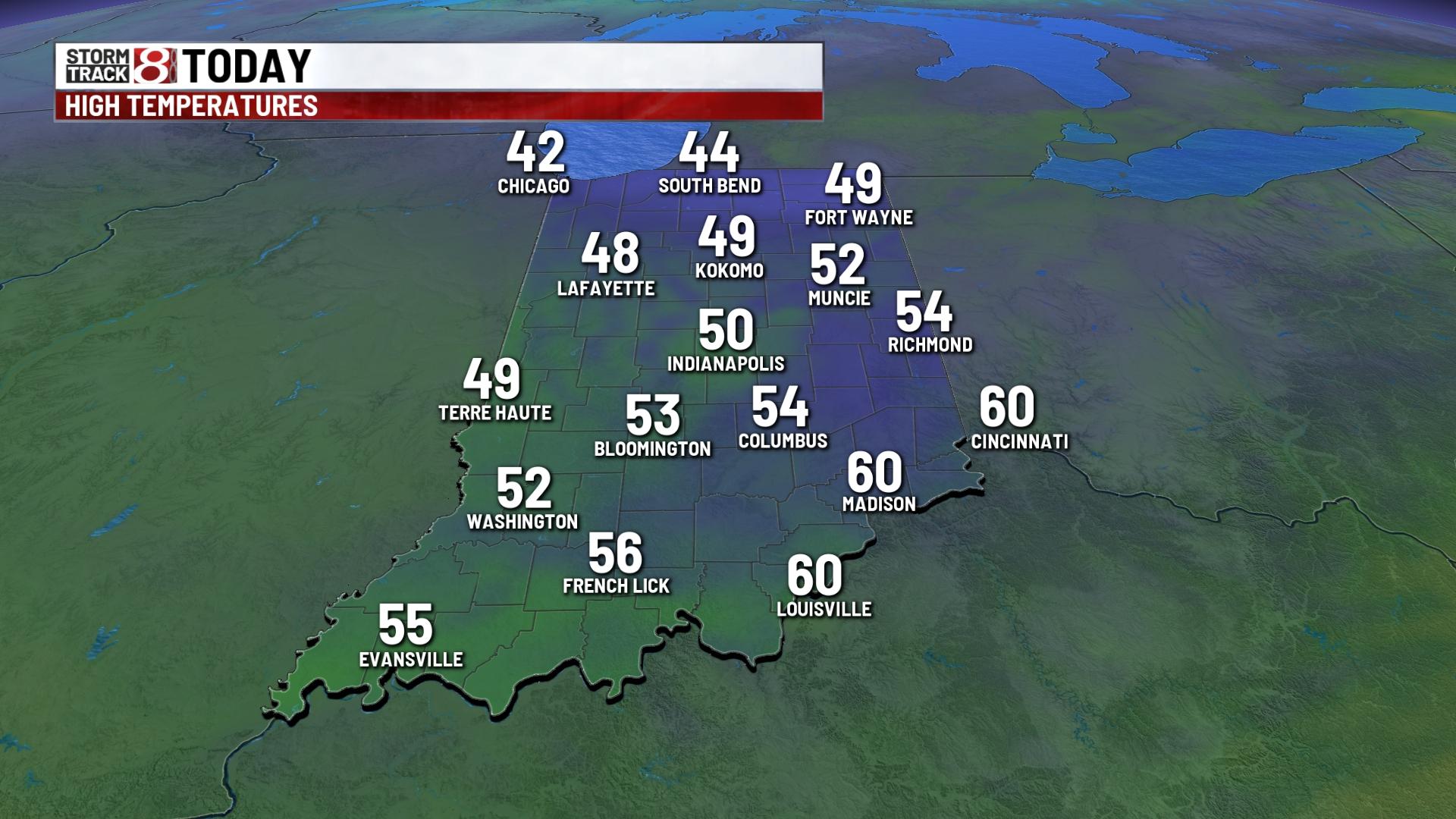 Windy with lingering showers - Indianapolis News | Indiana Weather ...