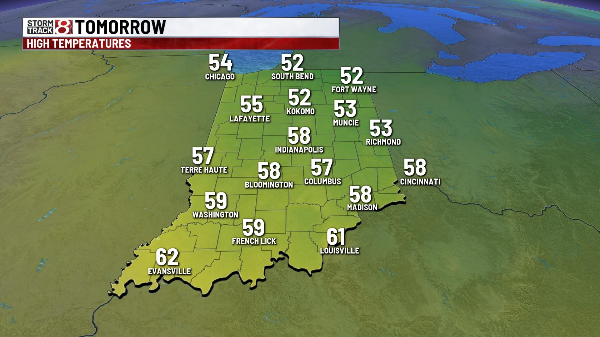 Windy with lingering showers - Indianapolis News | Indiana Weather ...