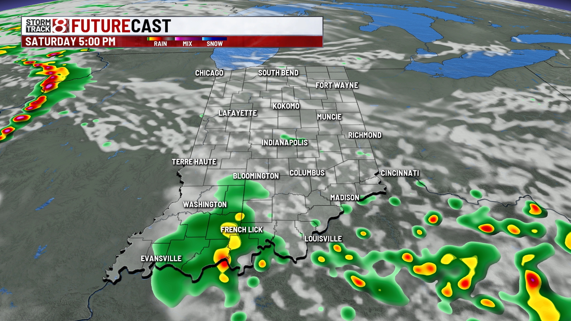 Humidity and rain chances return for the weekend - Indianapolis News ...